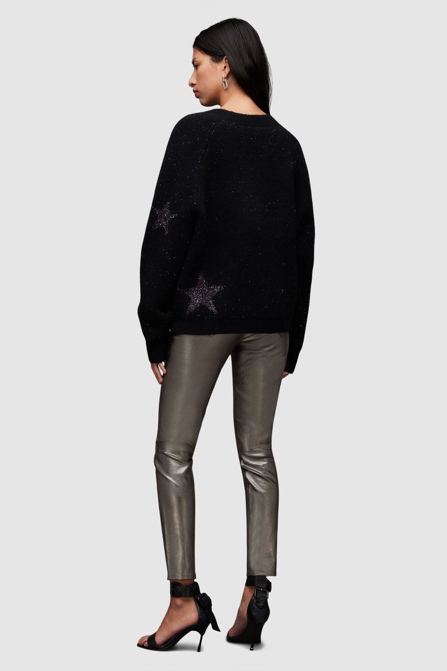INA LEA TROUSER GUNMETAL 4