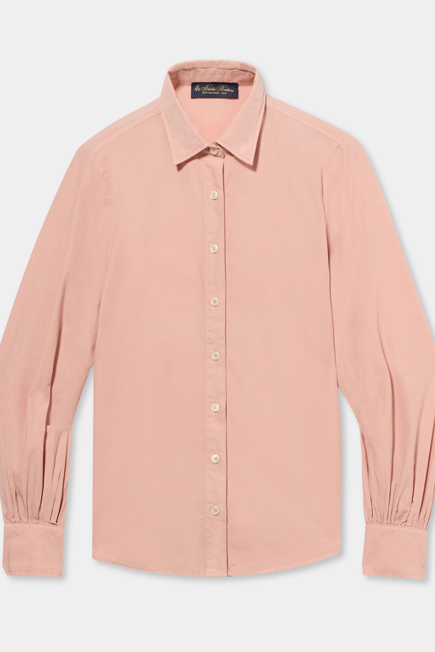 BALLOON SLEEVE SHIRT COTTON SALMON 3