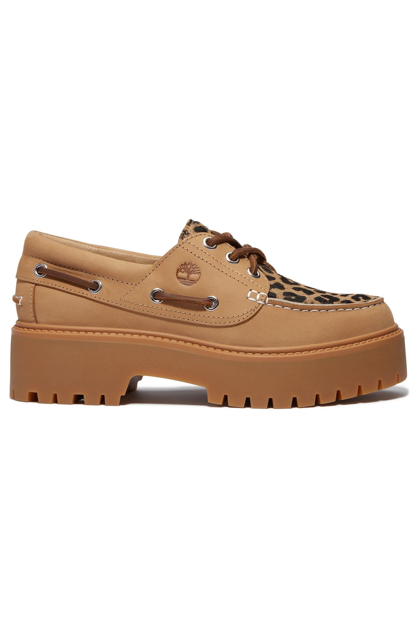 STONE STREET BOAT SHOE MEDIUM BEIGE NUBUCK 1