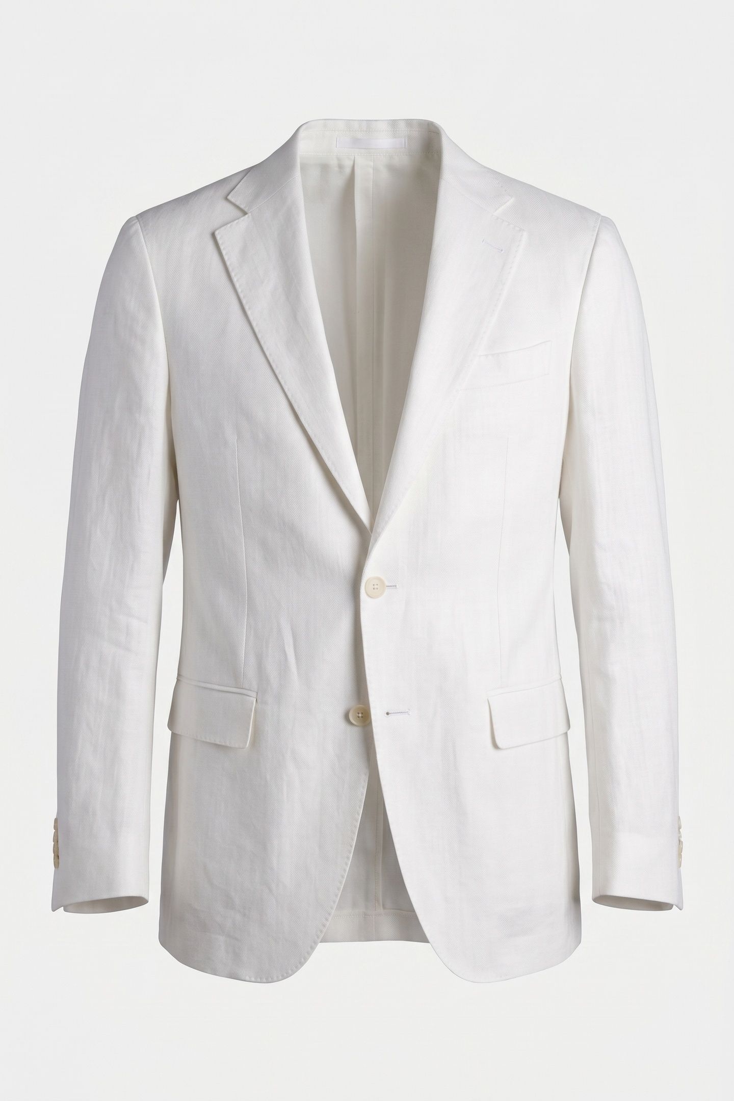 JACKET REGULAR LINING LINEN WHITE 5