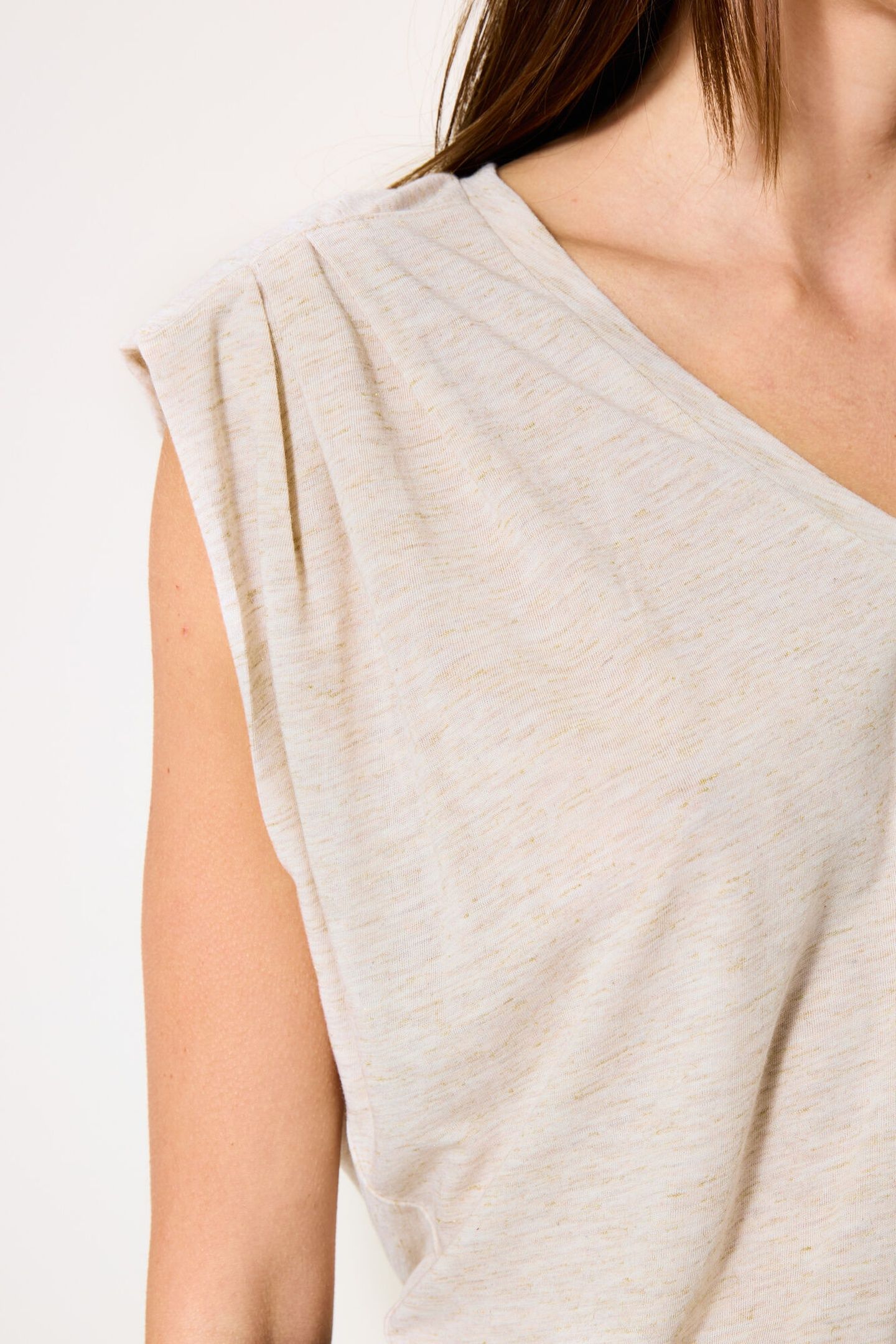 LADIES T-SHIRT SS SAND MELEE 5