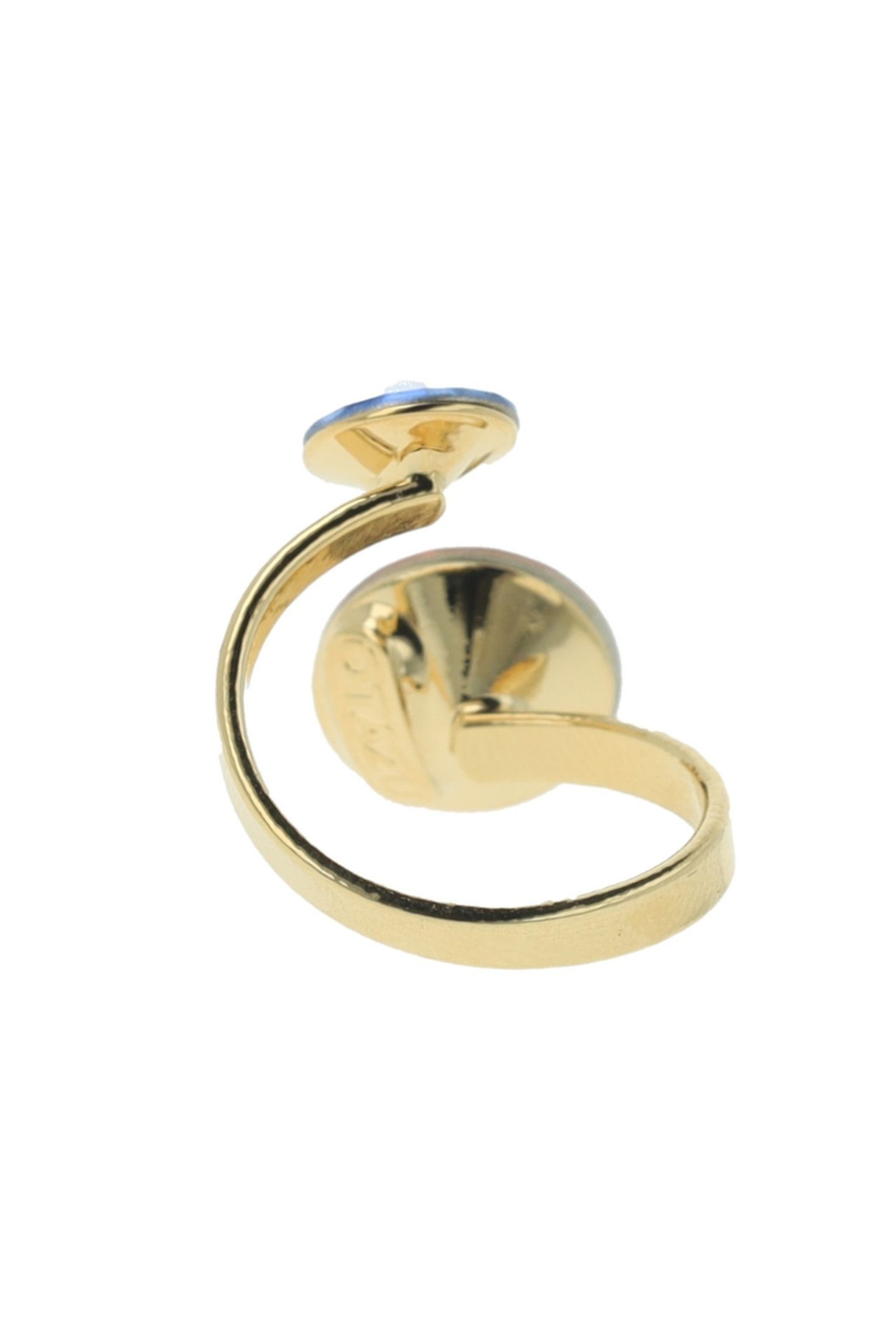 GOLDEN EMBRACE RING LIGHT SAPPHIRE & GOLD 3