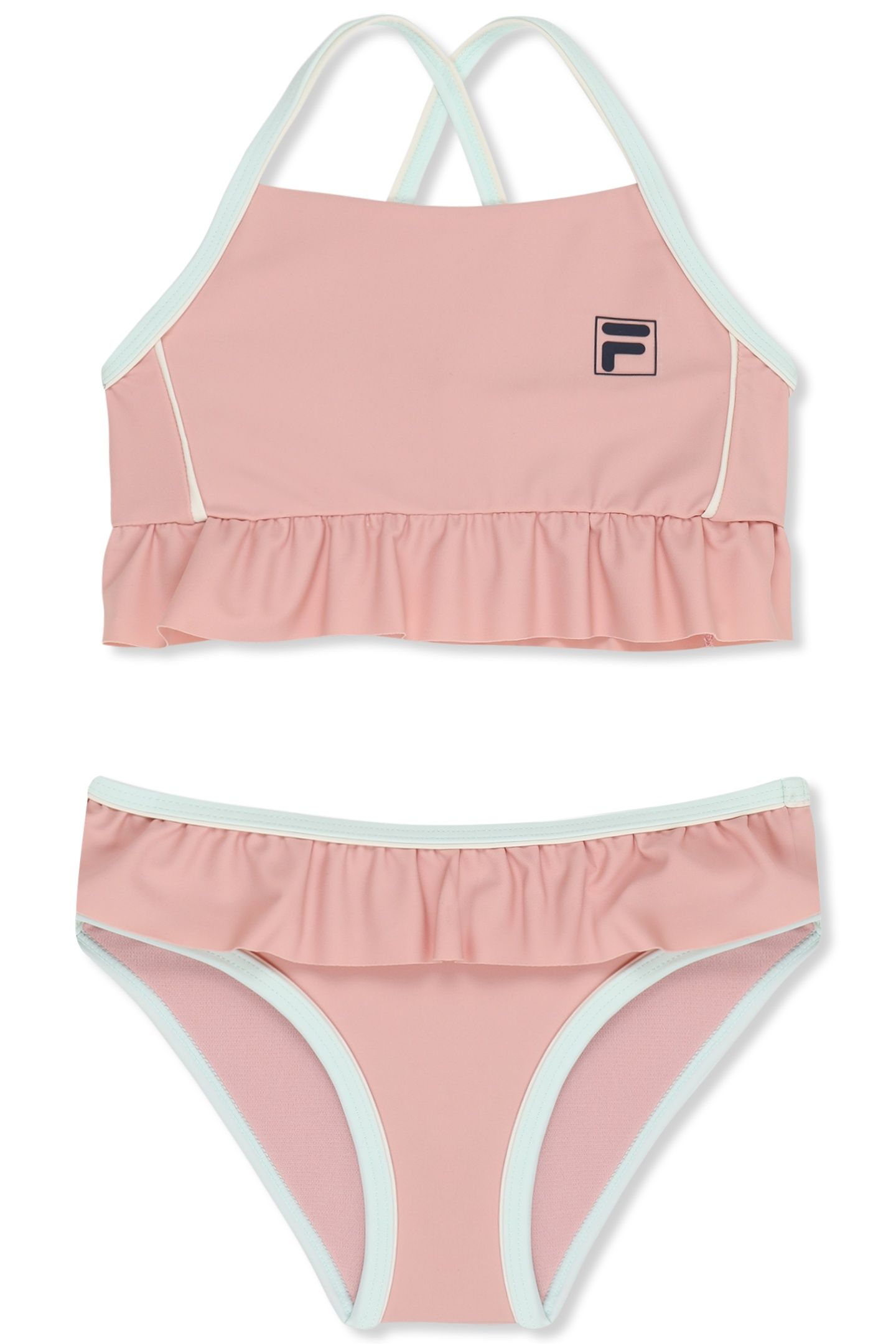PRATOLINO RUFFLED BIKINI MELLOW ROSE 1