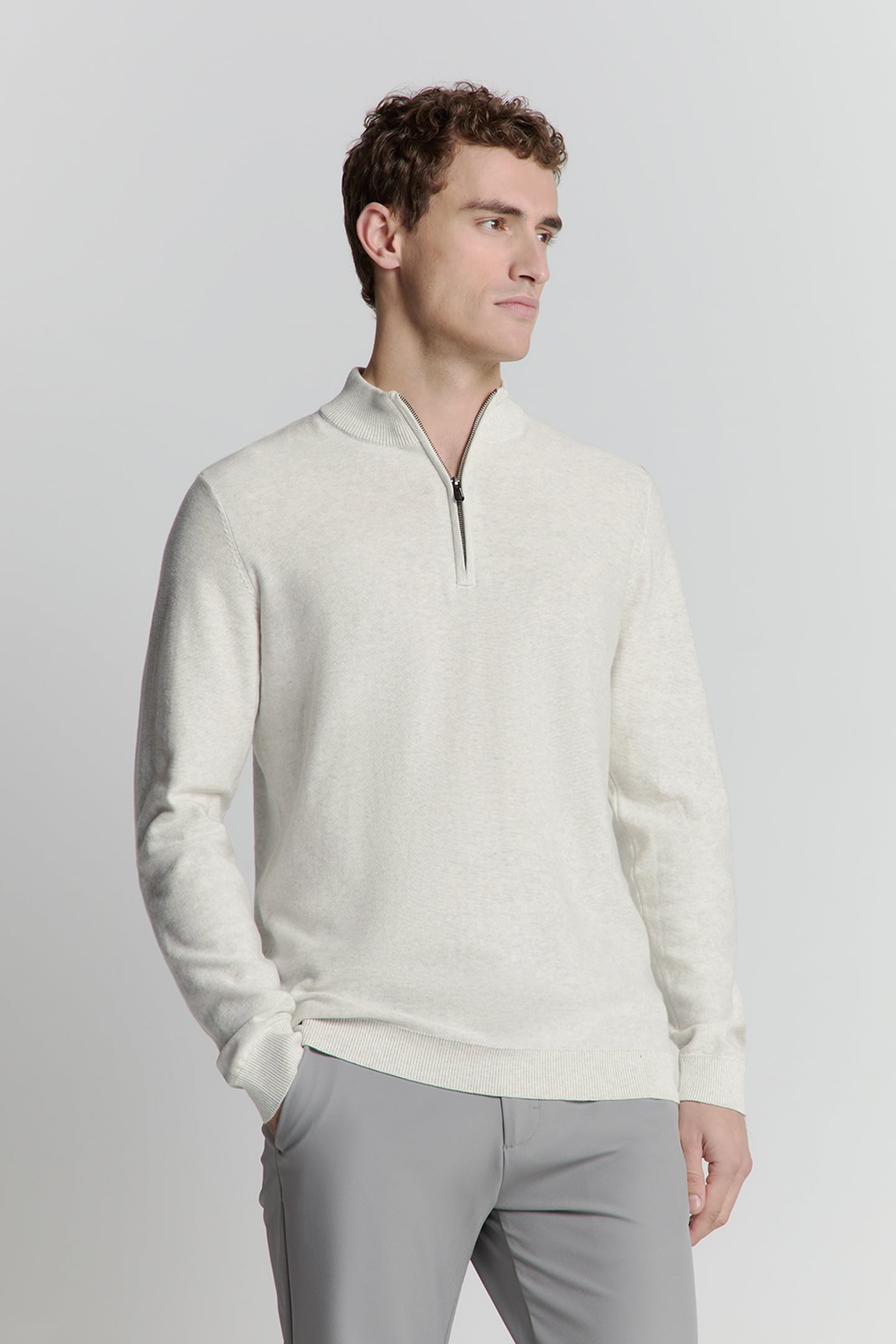 PULLOVER HALF ZIP MELANGE KIT 3