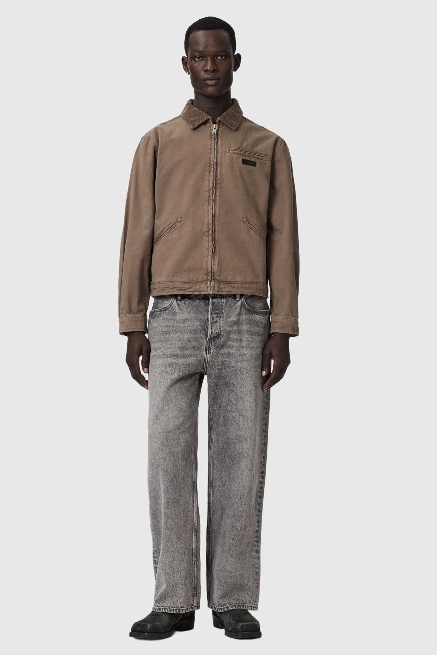 KOREY CANVAS JACKET MIRE BROWN 4