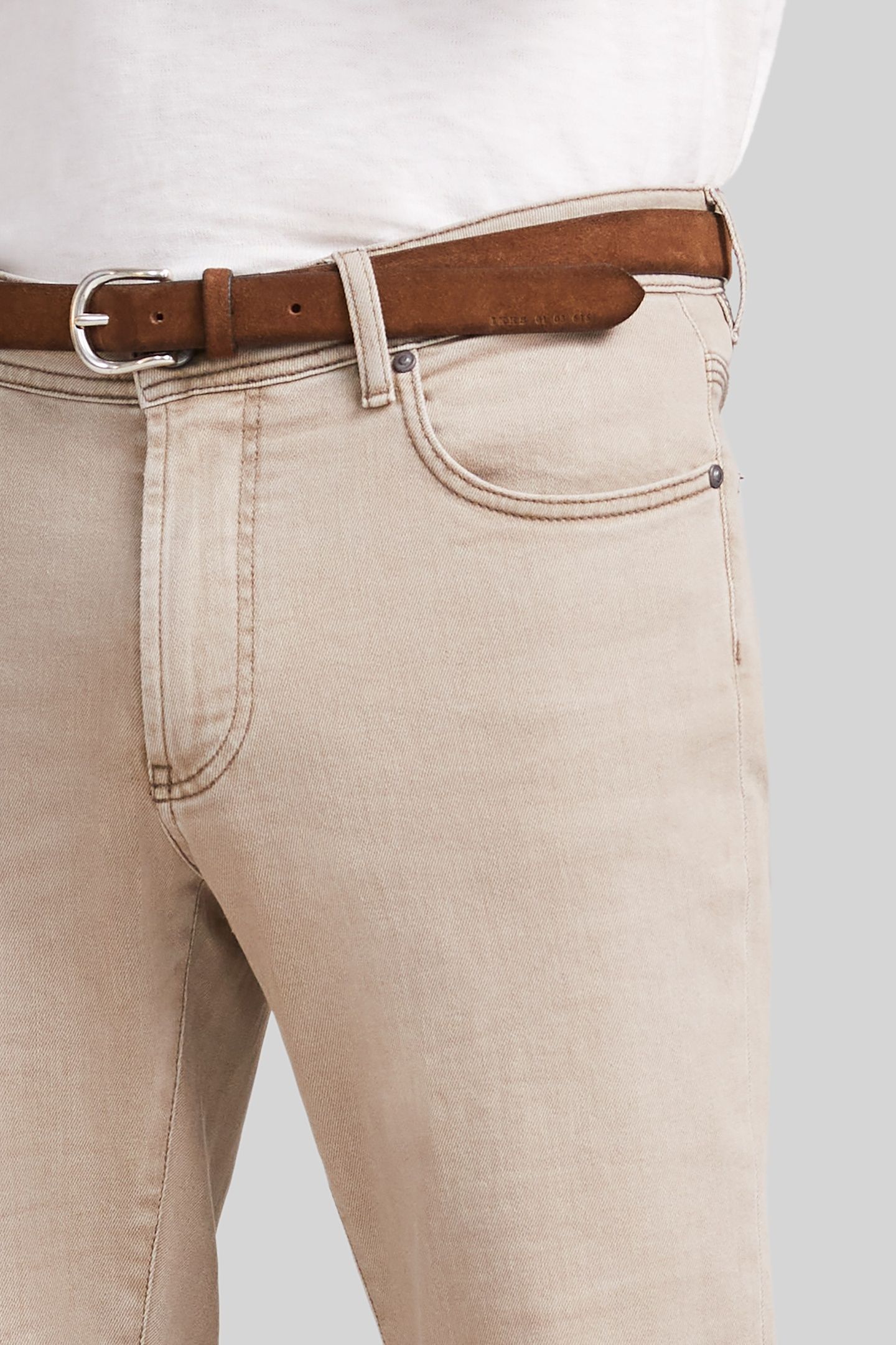 BEIGE WATERLESS DAMIAN SLIM JEANS 5