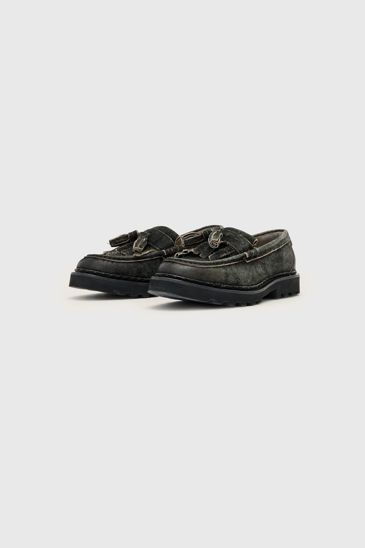 SKIFF TASSEL LOAFER CHARCOAL GREY 1