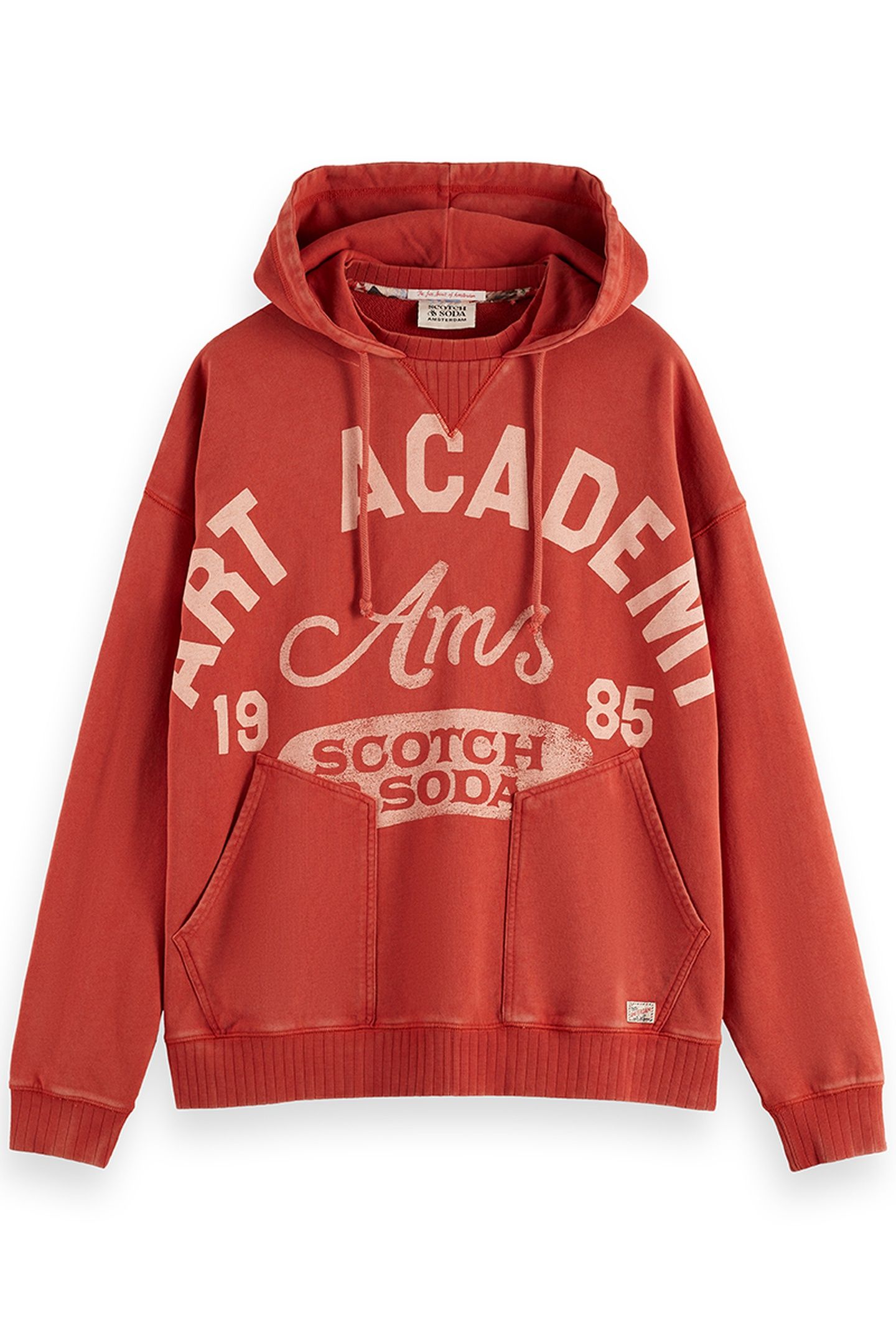 WASH ARTWORK HOODIE KETCHUP 4