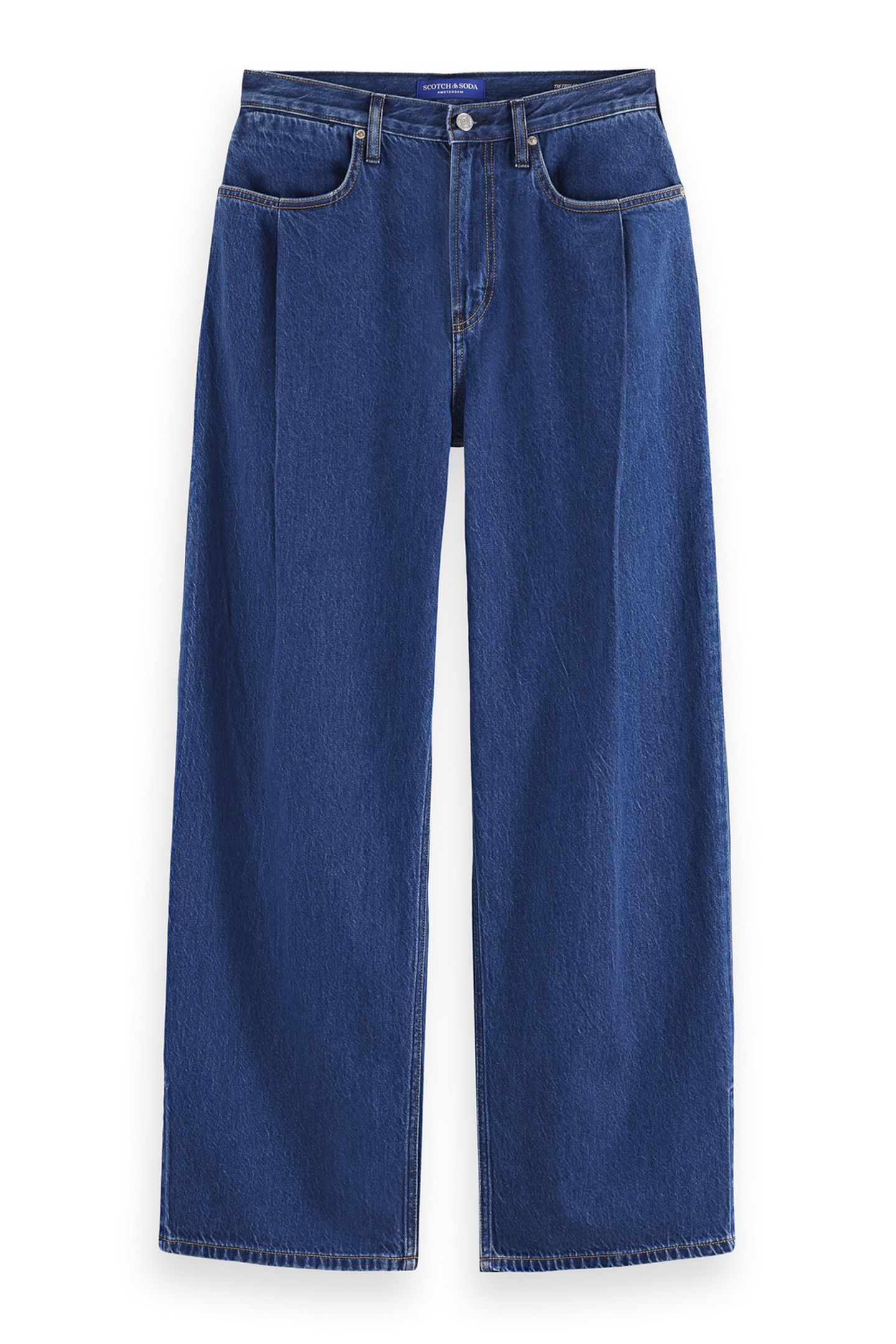 SEASONAL SUPER LOOSE PLEAT FRONT JEANS — FOREVER BLUE FOREVE 5