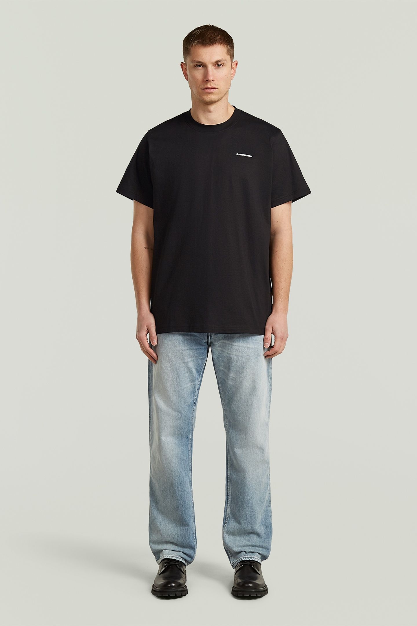 CHEST LOGO LOOSE R T BLACK 4