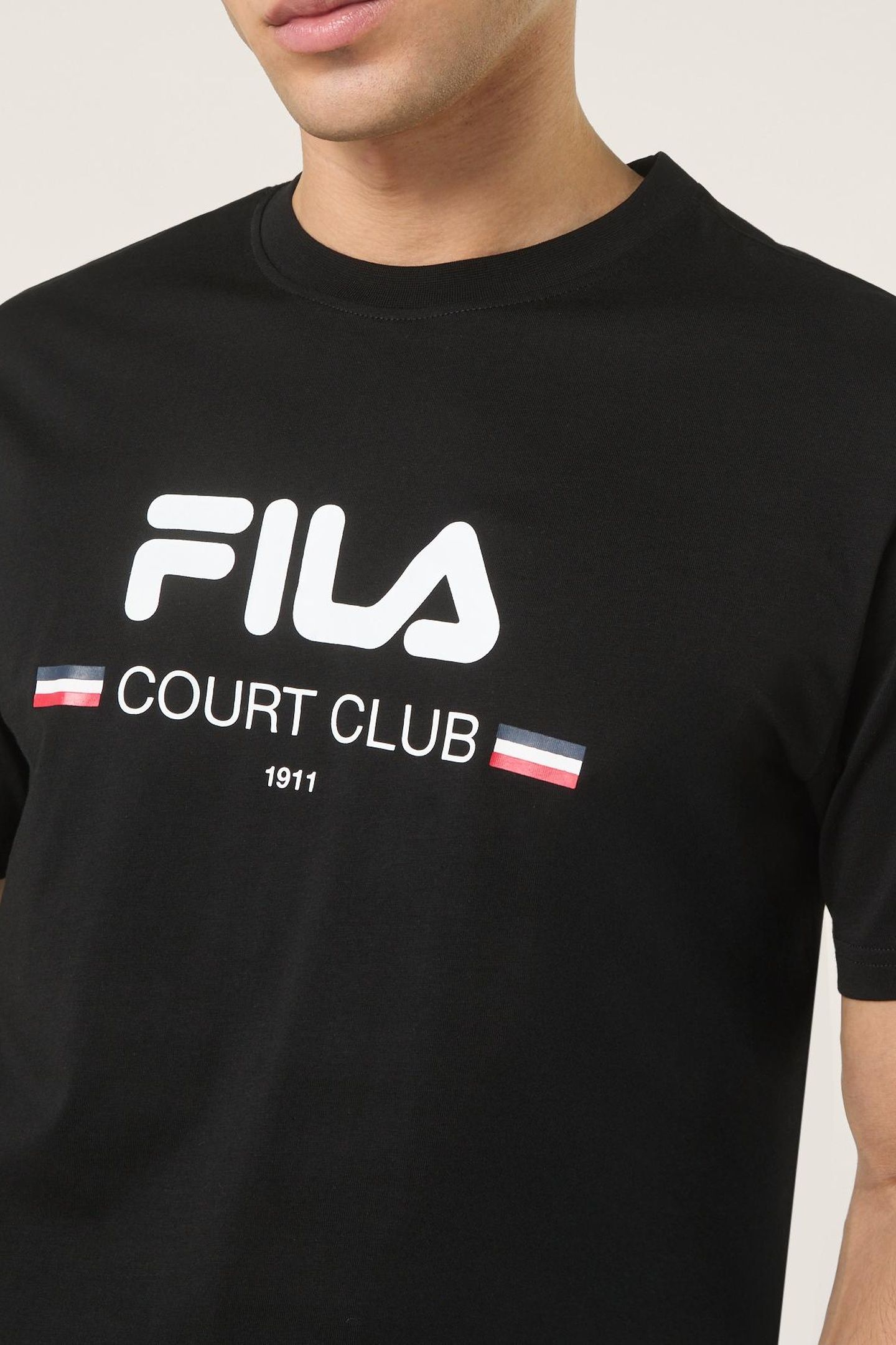 DOCCIA RELAXED LOGO GRAPHIC T-SHIRT BLACK 2