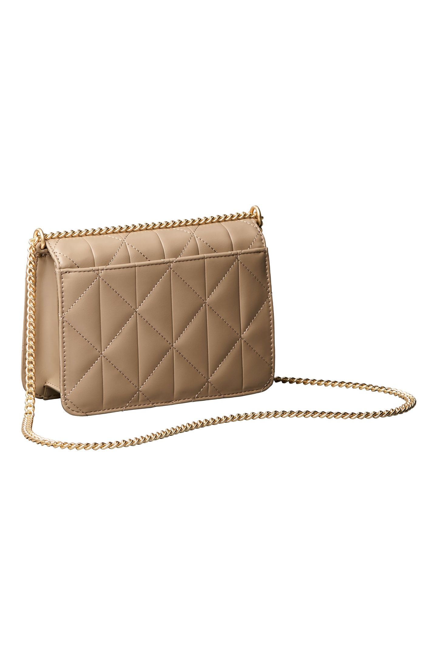 QUILTED MINI CHAIN BAG DESERT TAUPE 2