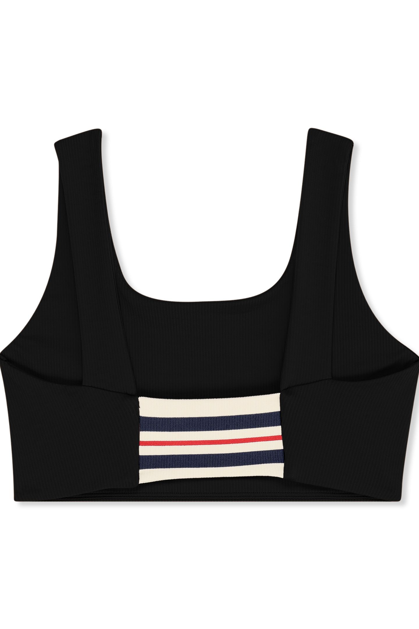 BIENTINA HERITAGE TAPE ACTIVE BRA TOP BLACK 5