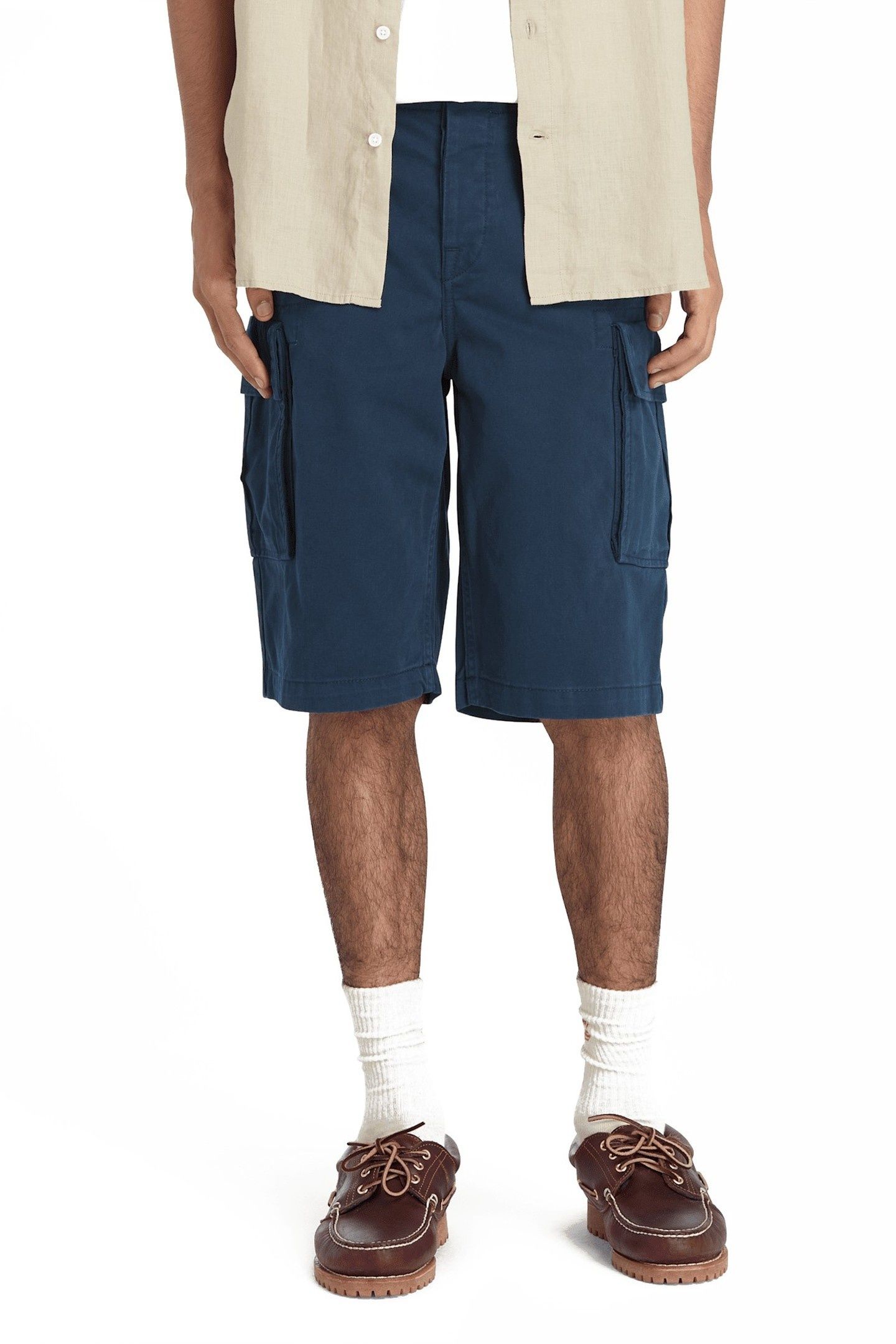 BROOKLINE TWILL CARGO SHORT DARK SAPPHIRE 1
