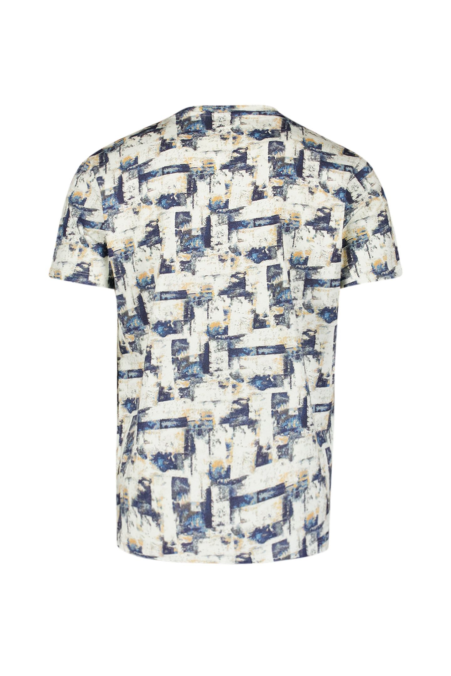 T-SHIRT CREWNECK ALLOVER PRINTED BLUE 6