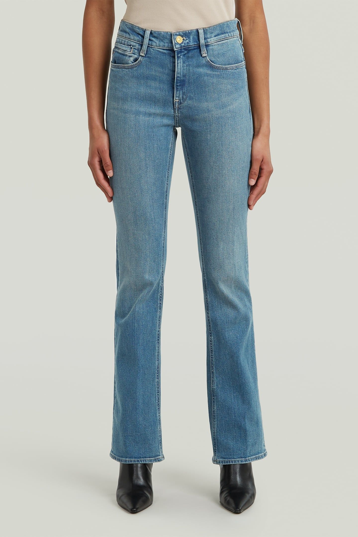 NOXER BOOTCUT JEANS MEDIUM BLUE 1