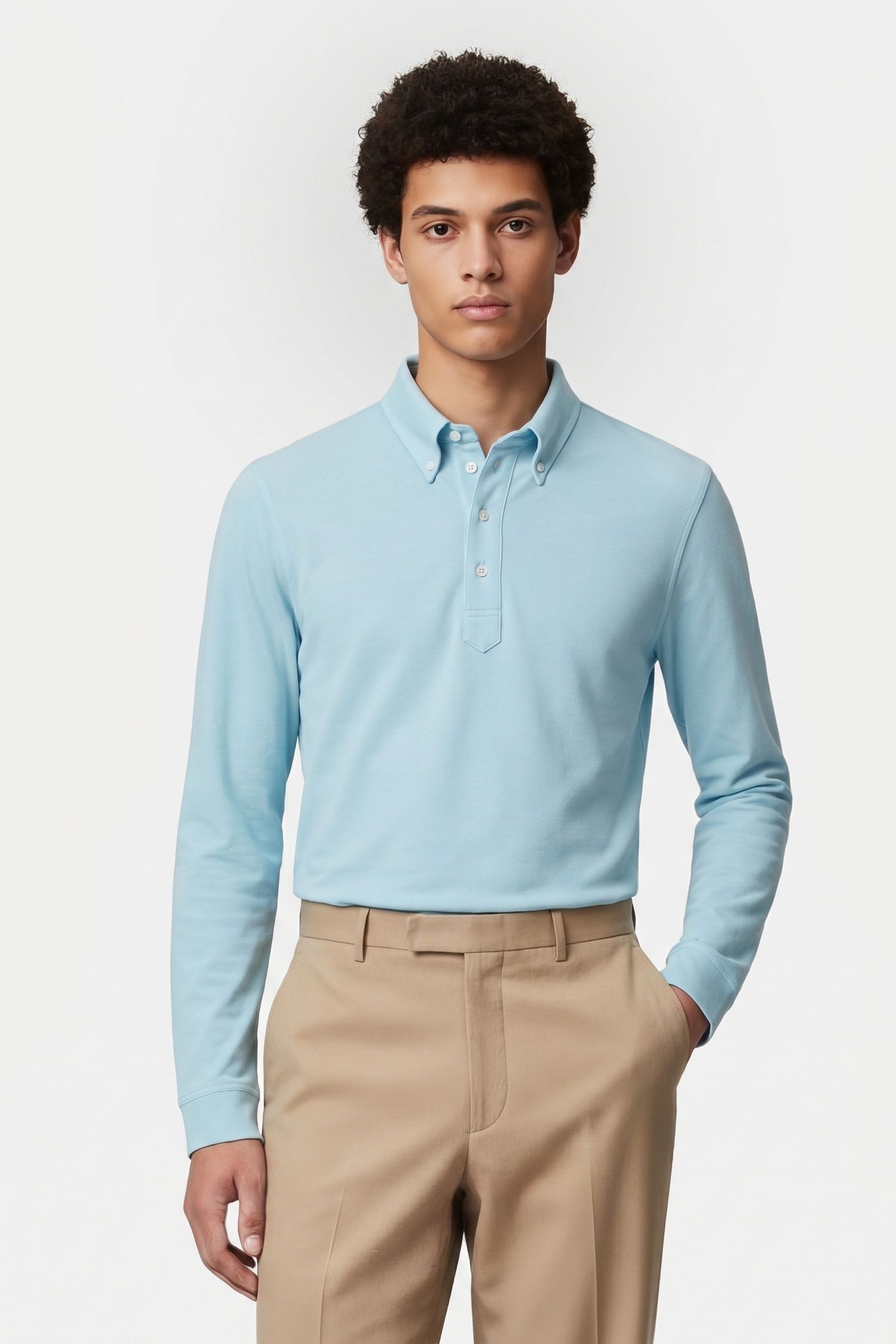 PIQUET COTTON LIGHT BLUE 1