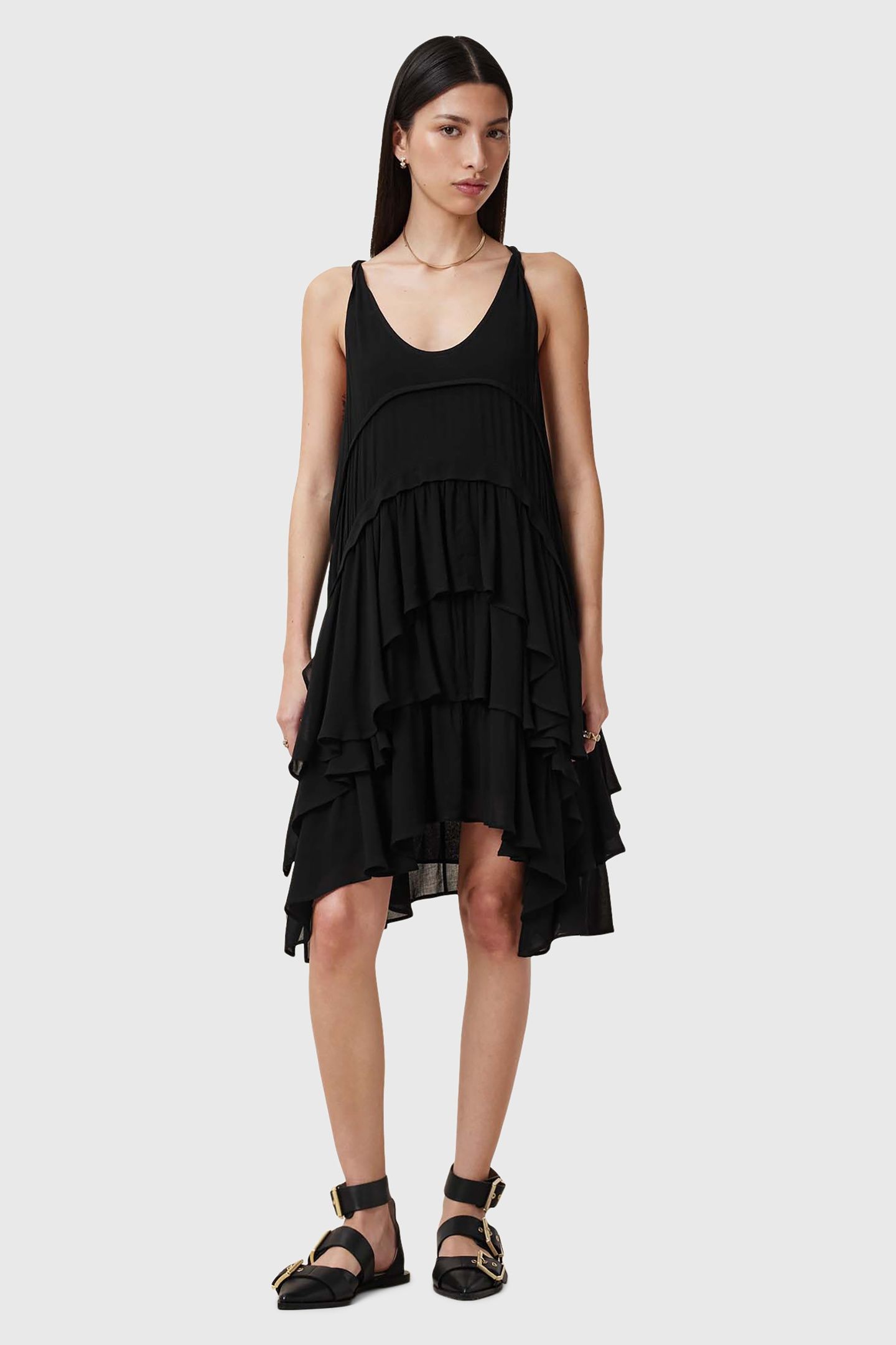 CAVARLY MINI DRESS BLACK 4