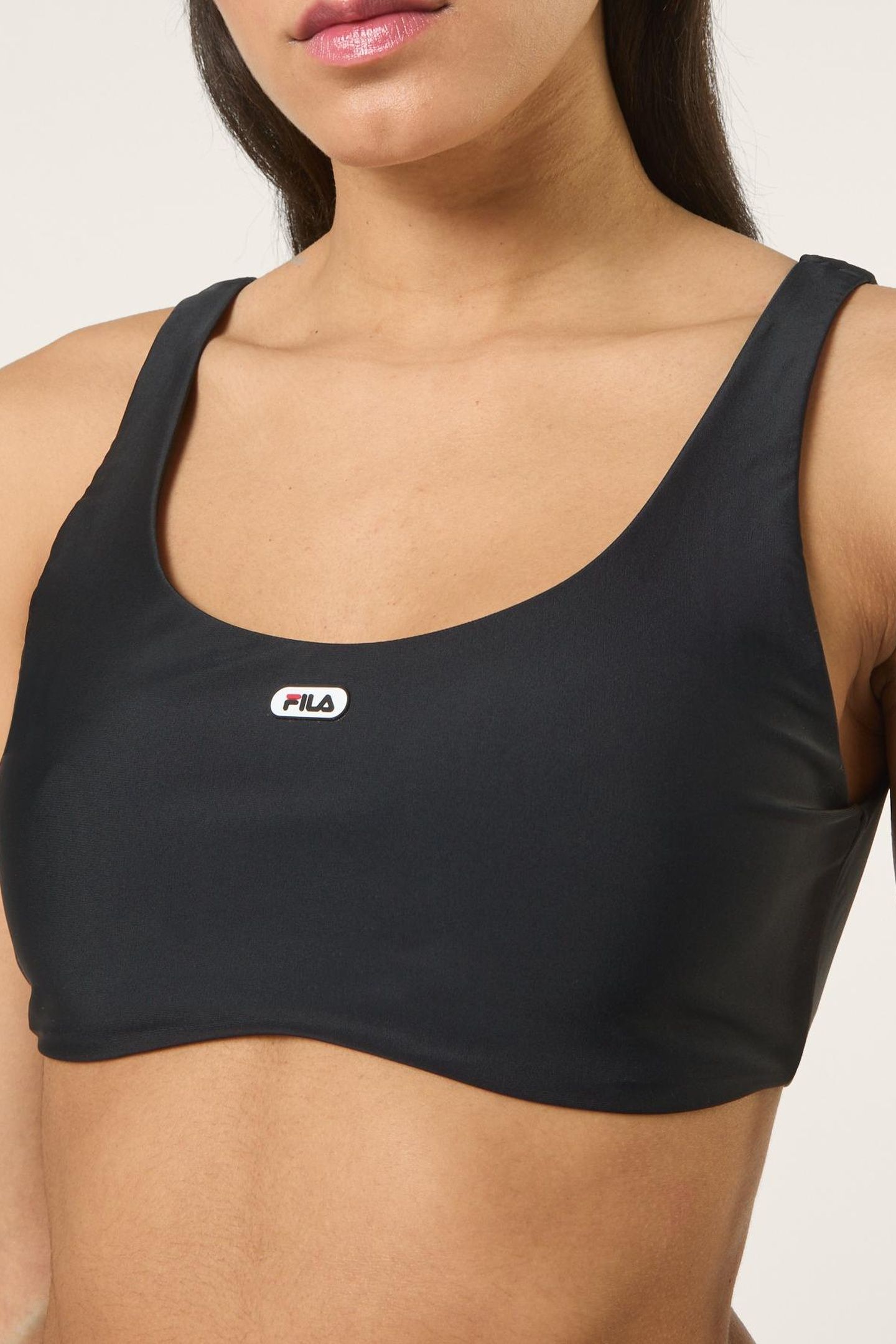 ISOLA LOGO SCOOP NECK BIKINI BLACK 6