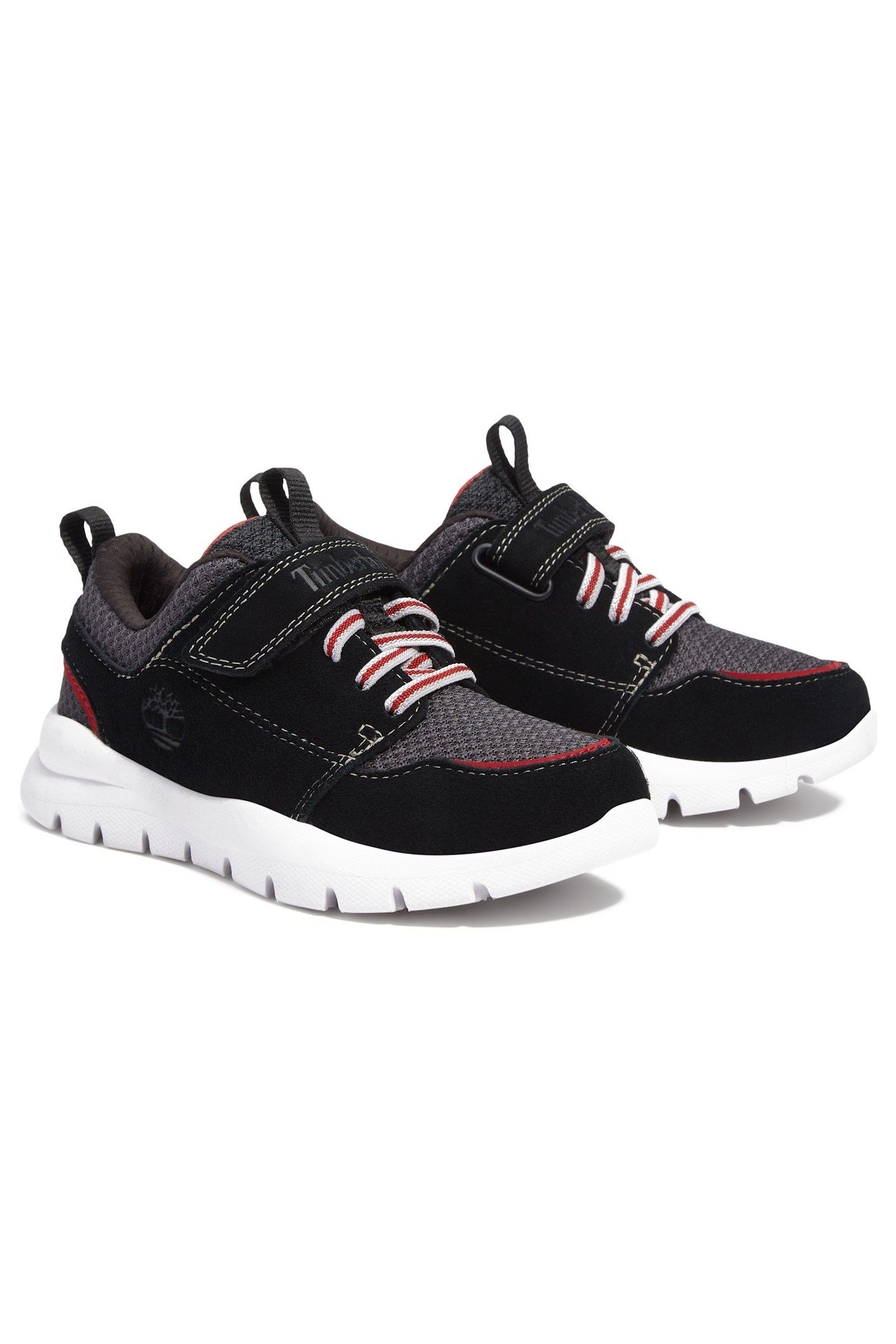 BOROUGHS PROJECT LOW HOOK & LOOP SNEAKER BLACK SUEDE 2