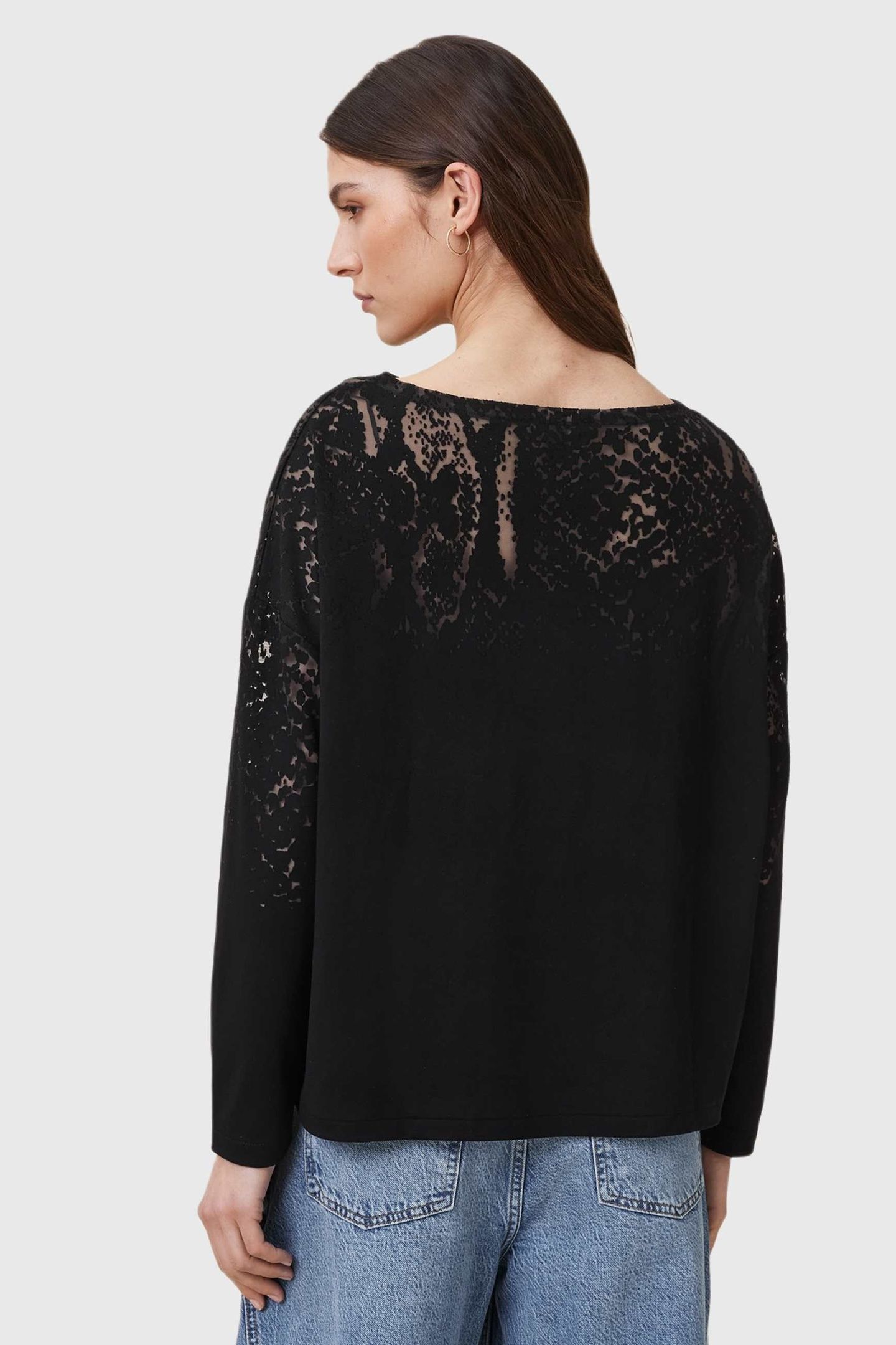 RITA SNAKE TEE BLACK 5