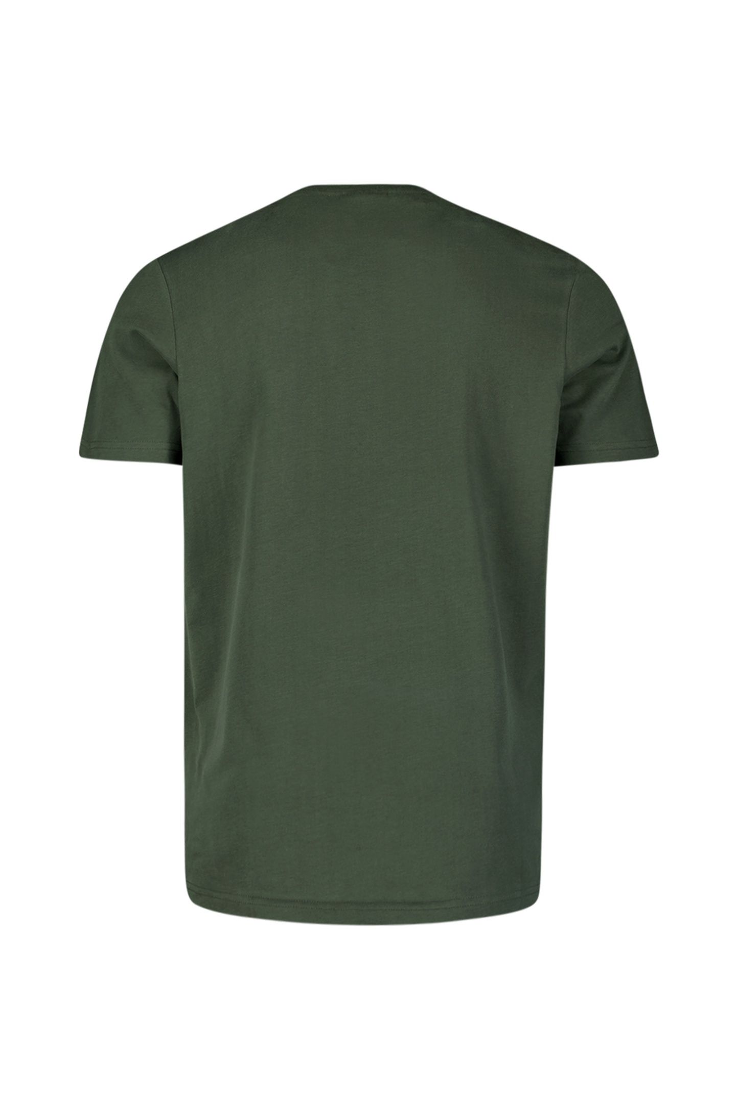 T-SHIRT CREWNECK PEACHED DARK GREEN 7