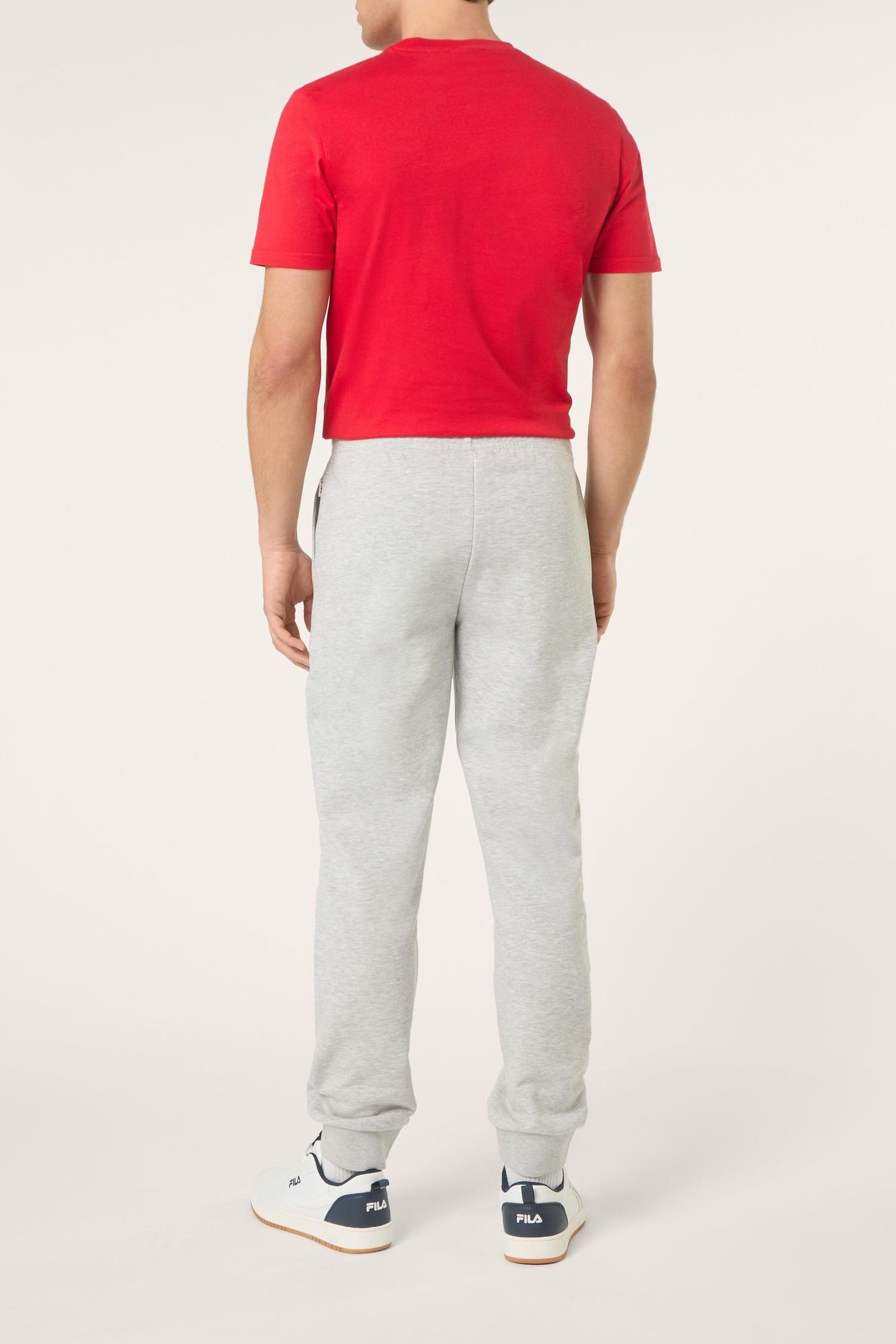 RIFREDI REGULAR GRAPHIC SWEATPANTS LIGHT GREY MELANGE 3