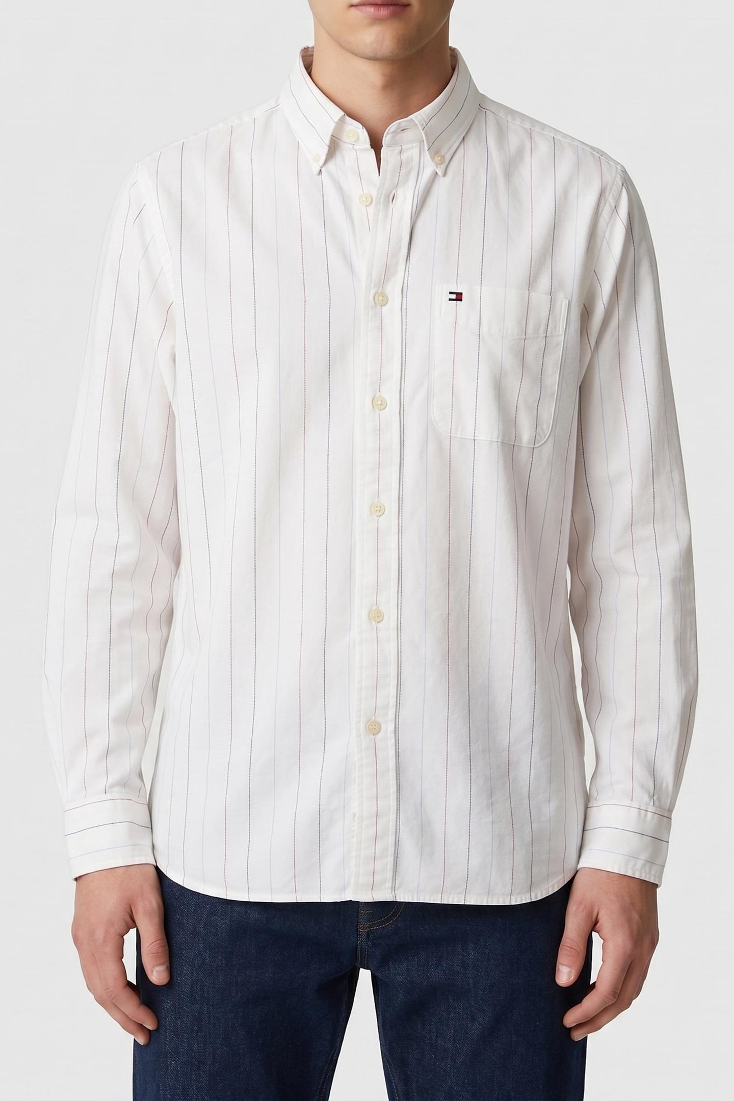 HERITAGE OXFORD SHIRT IVORY SILK 1