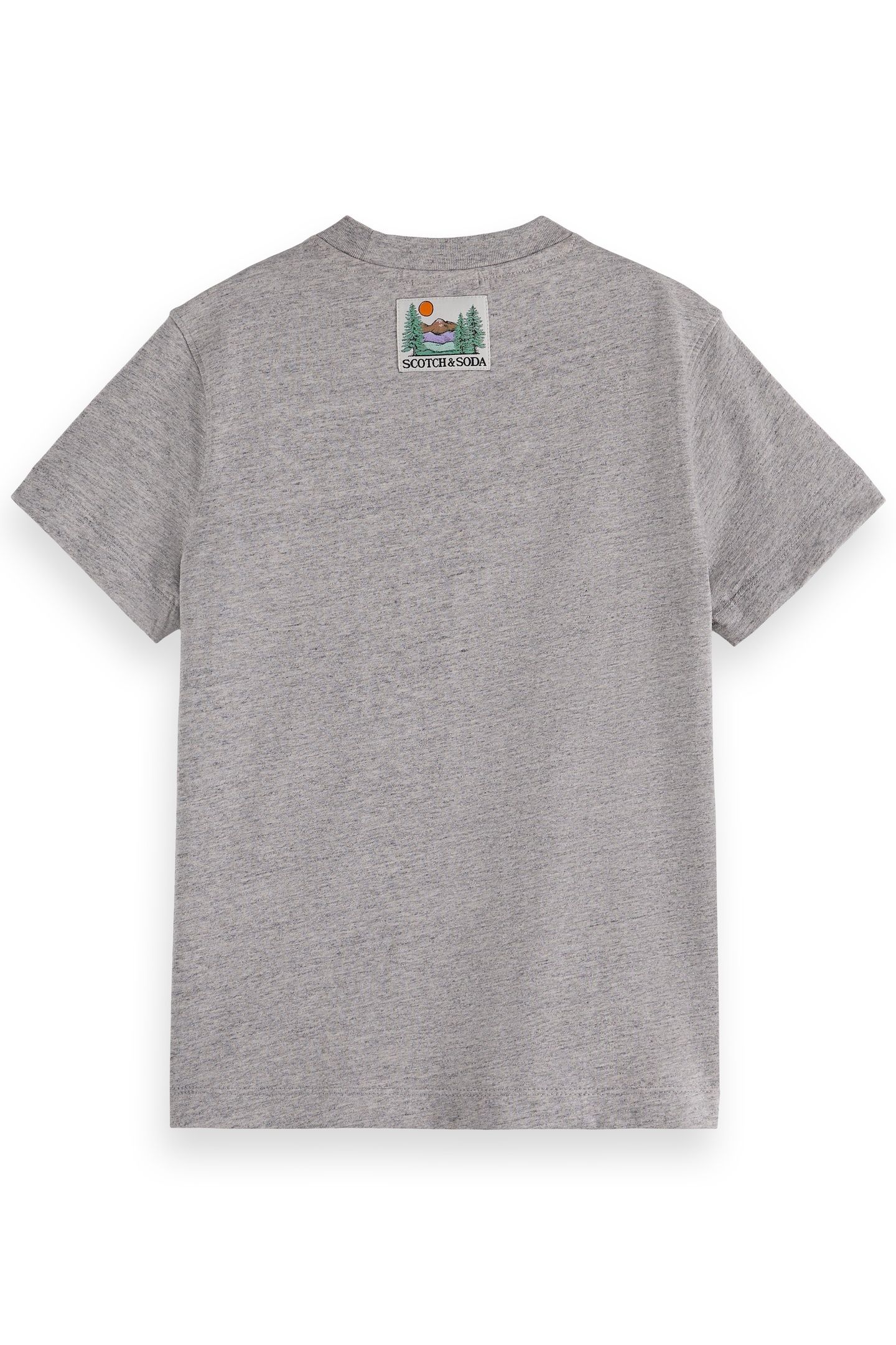 BOY RELAXED-FIT T-SHIRT WITH FRONT ARTWORK GREY MELANGE 2