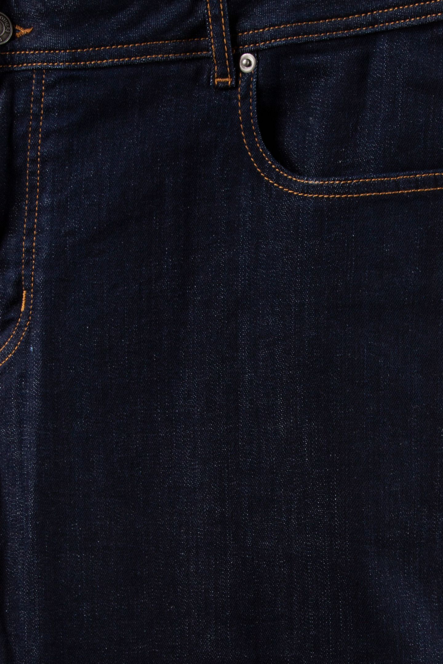 STRETCH COTTON DENIM JEANS BLUE 6
