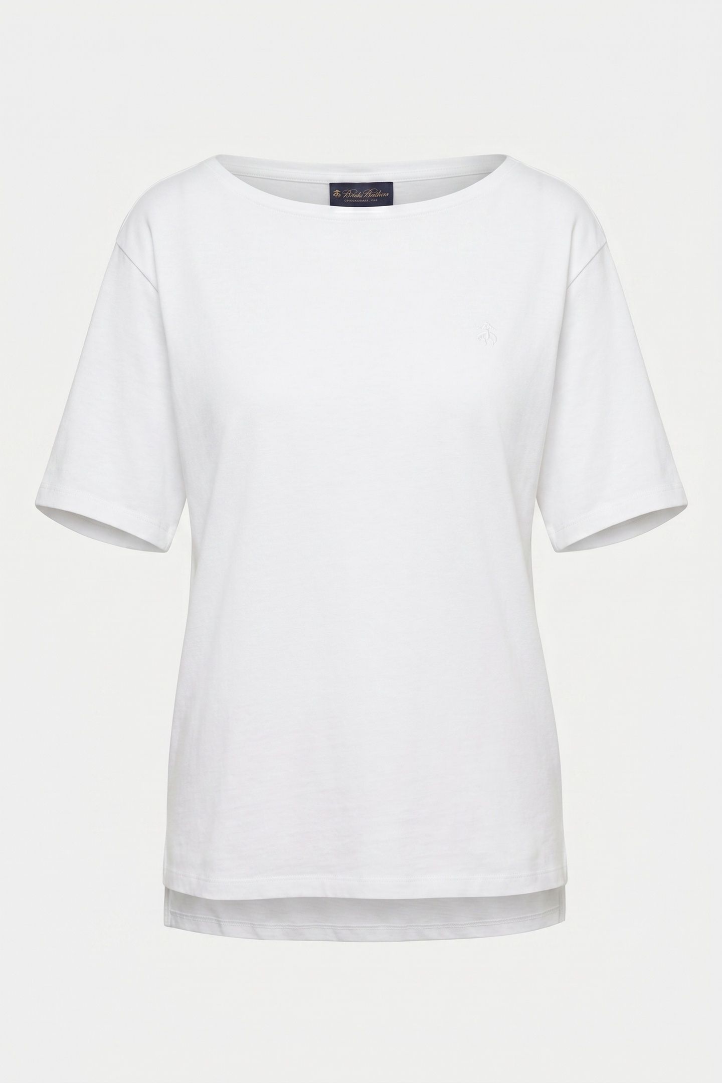 LOGOED T-SHIRT COTTON WHITE 5