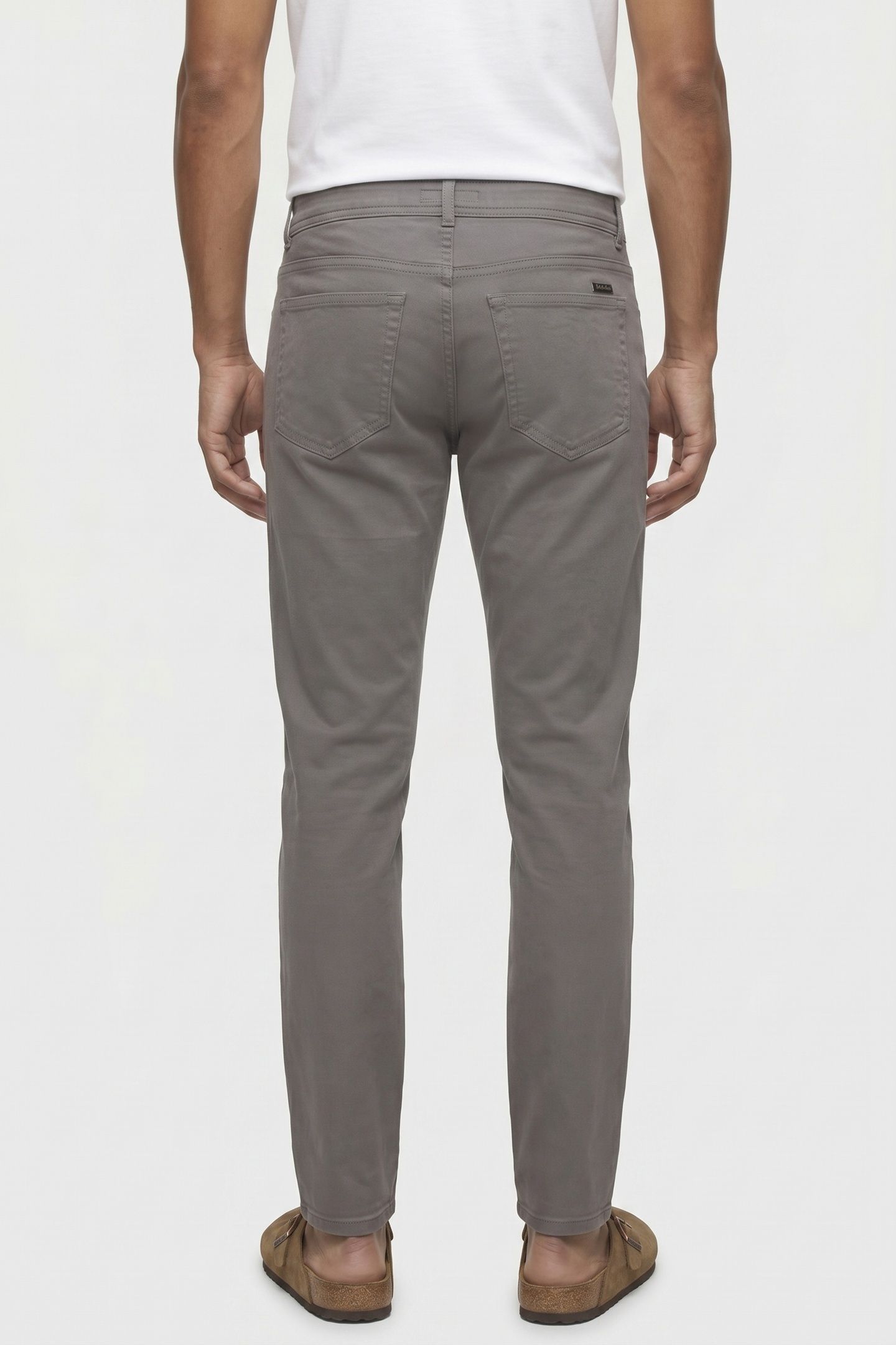 5 POCKETS REGULAR COTTON MEDIUM GREY 2