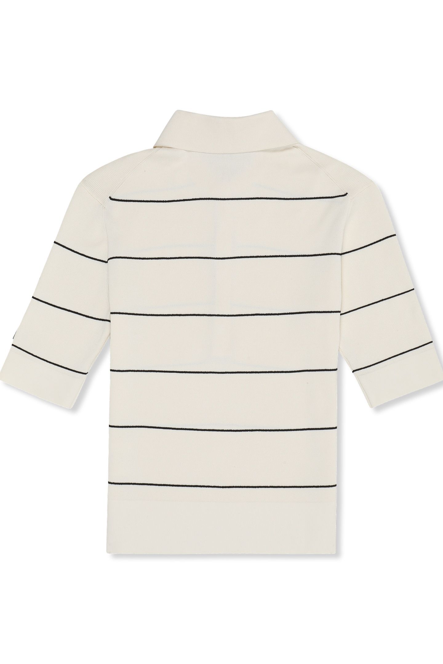 MONTECARLO SLIM FINE KNITTED POLO SHIRT EGRET 5