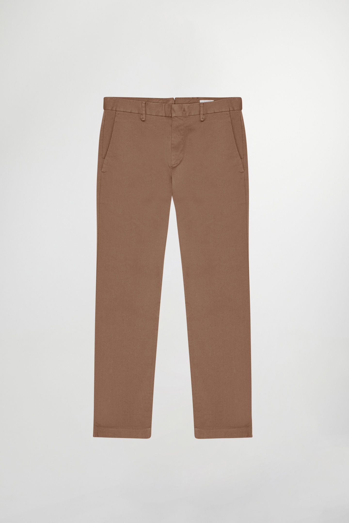 NN07 THEO CHINO BROWN REGULAR FIT TROUSERS 3