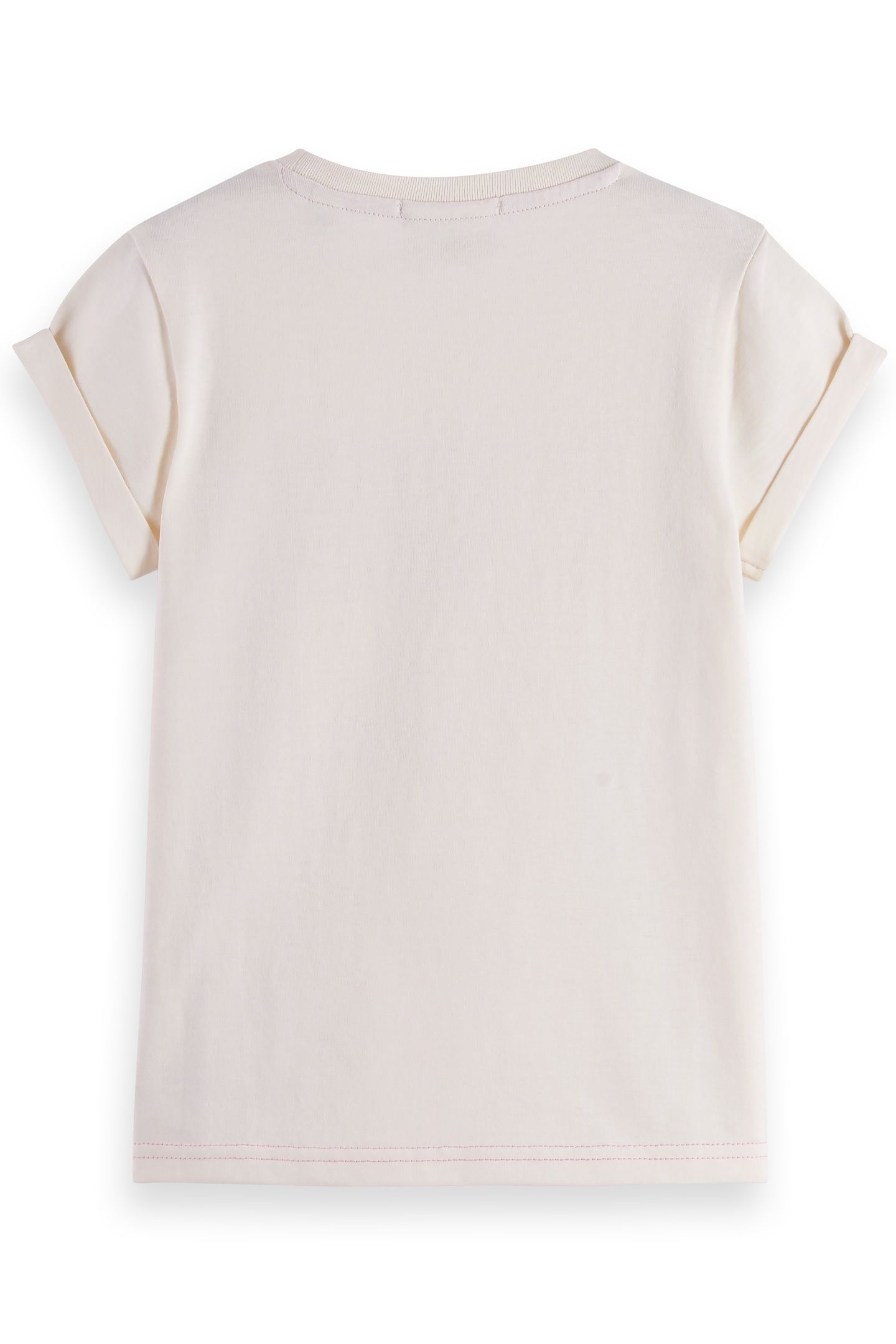 GIRL REGULAR-FIT T-SHIRT WITH FRONT ARTWORK EGGNOG 2