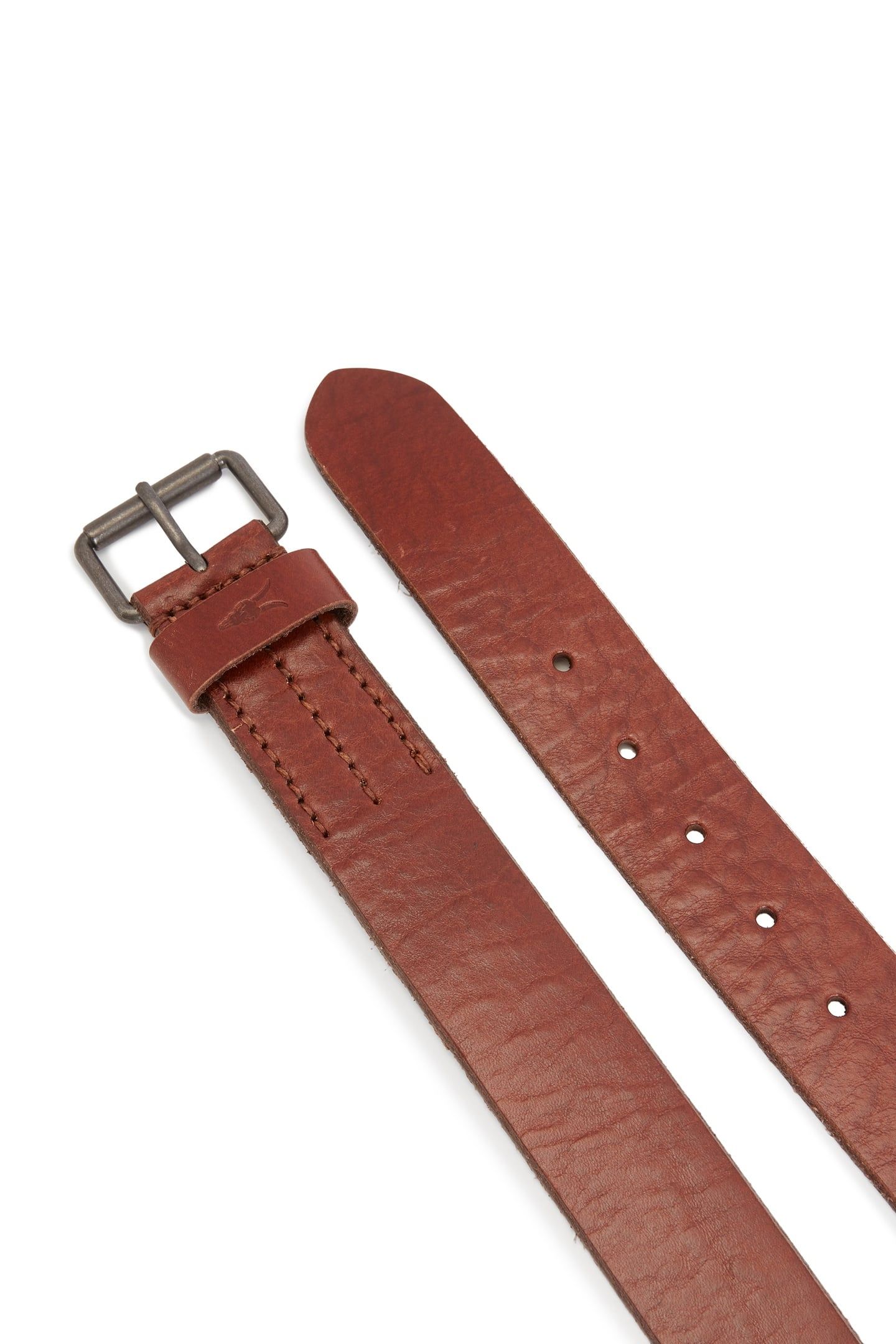 DUNSTON SHINE BELT TAN/DULL NICKEL 4