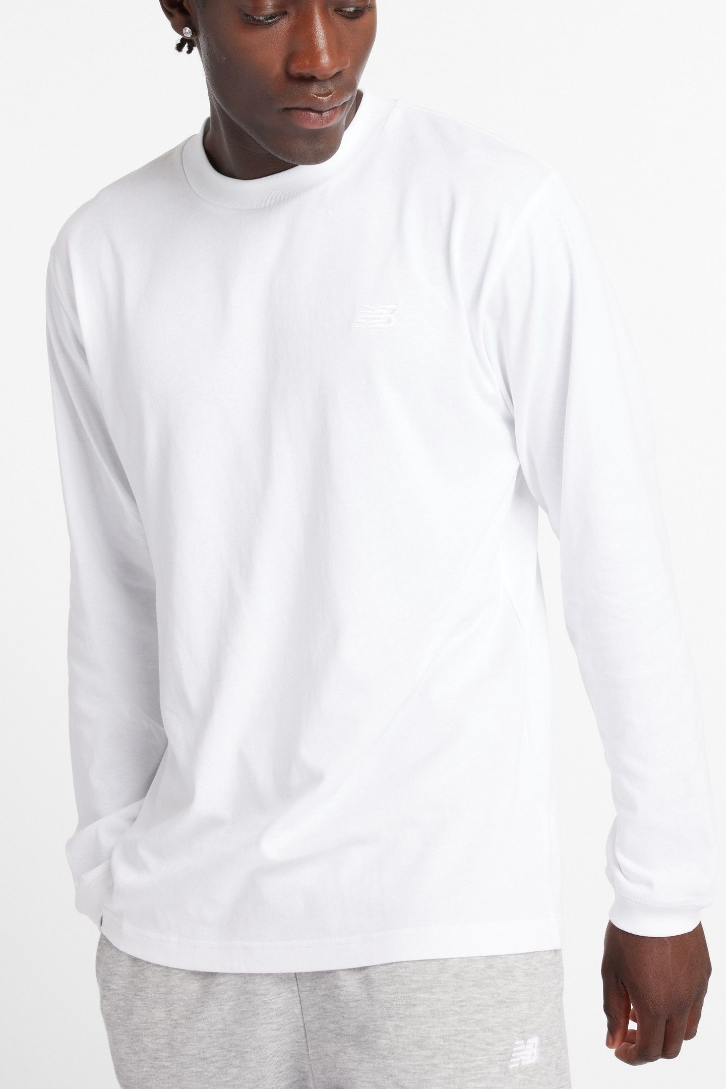 ATHLETICS COTTON LONG SLEEVE WHITE 4