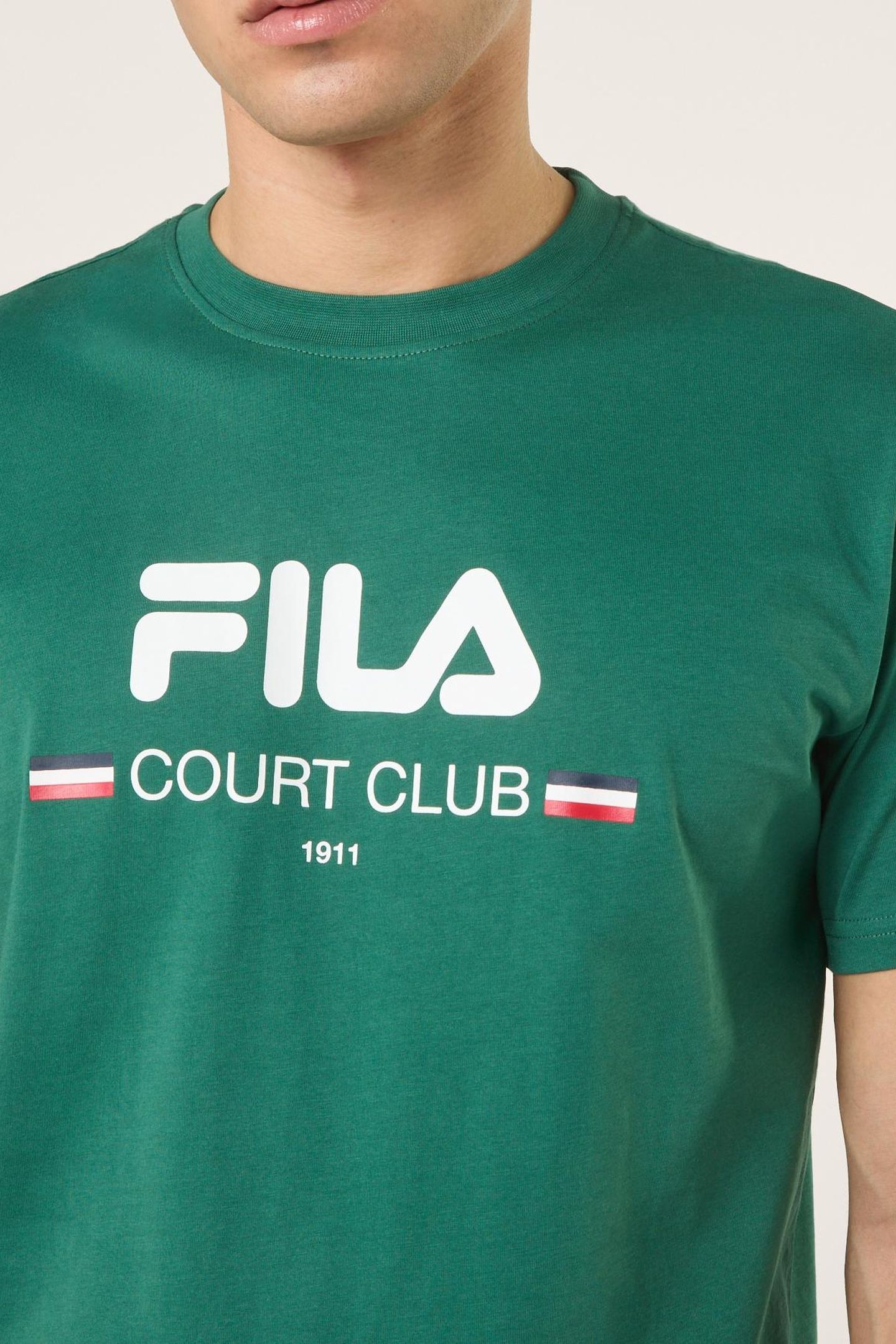 DOCCIA RELAXED LOGO GRAPHIC T-SHIRT POSY GREEN 4