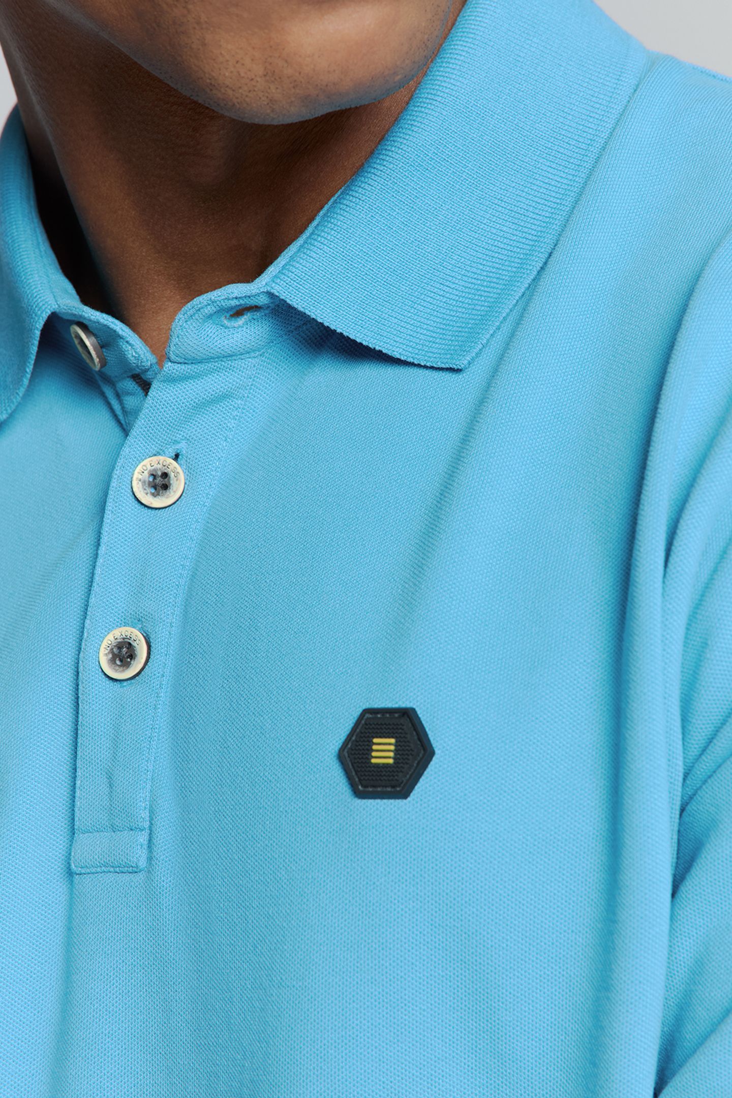 POLO PIQUE GARMENT DYED SEABLUE 7