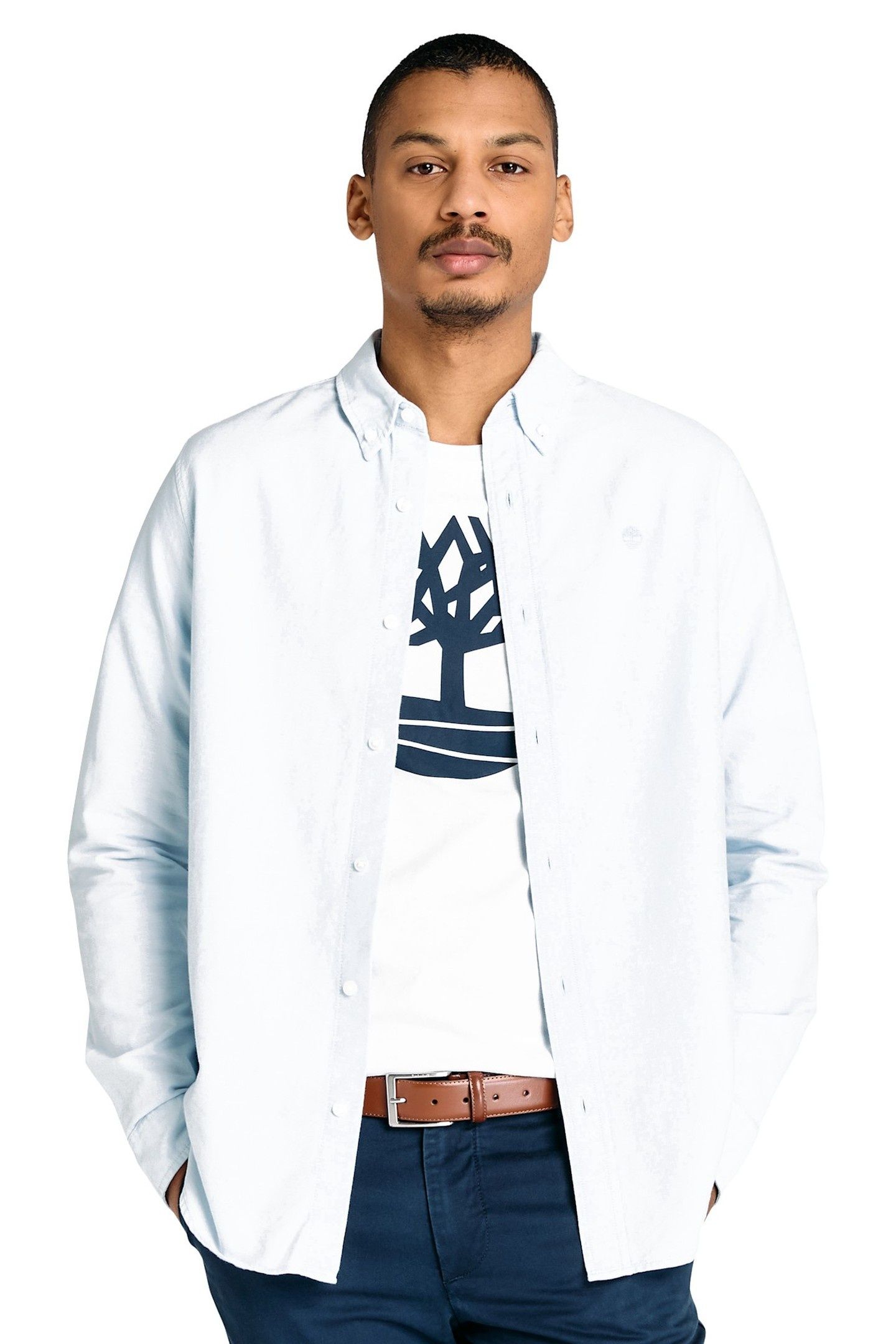 OXFORD STRIPED SHIRT SKYWAY 1