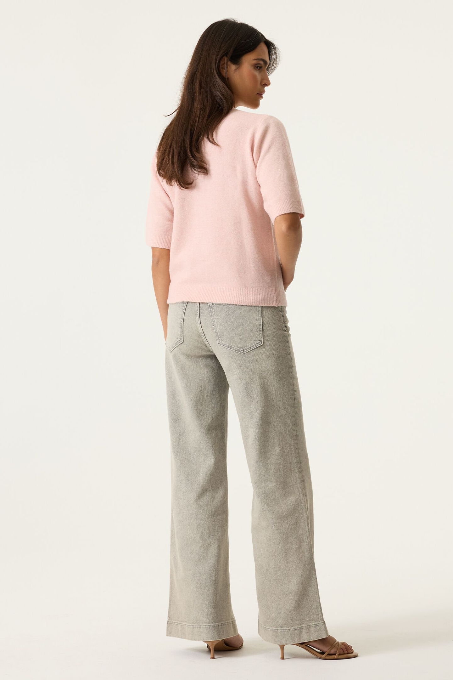 LADIES CARDIGAN DUSTY MELEE 3