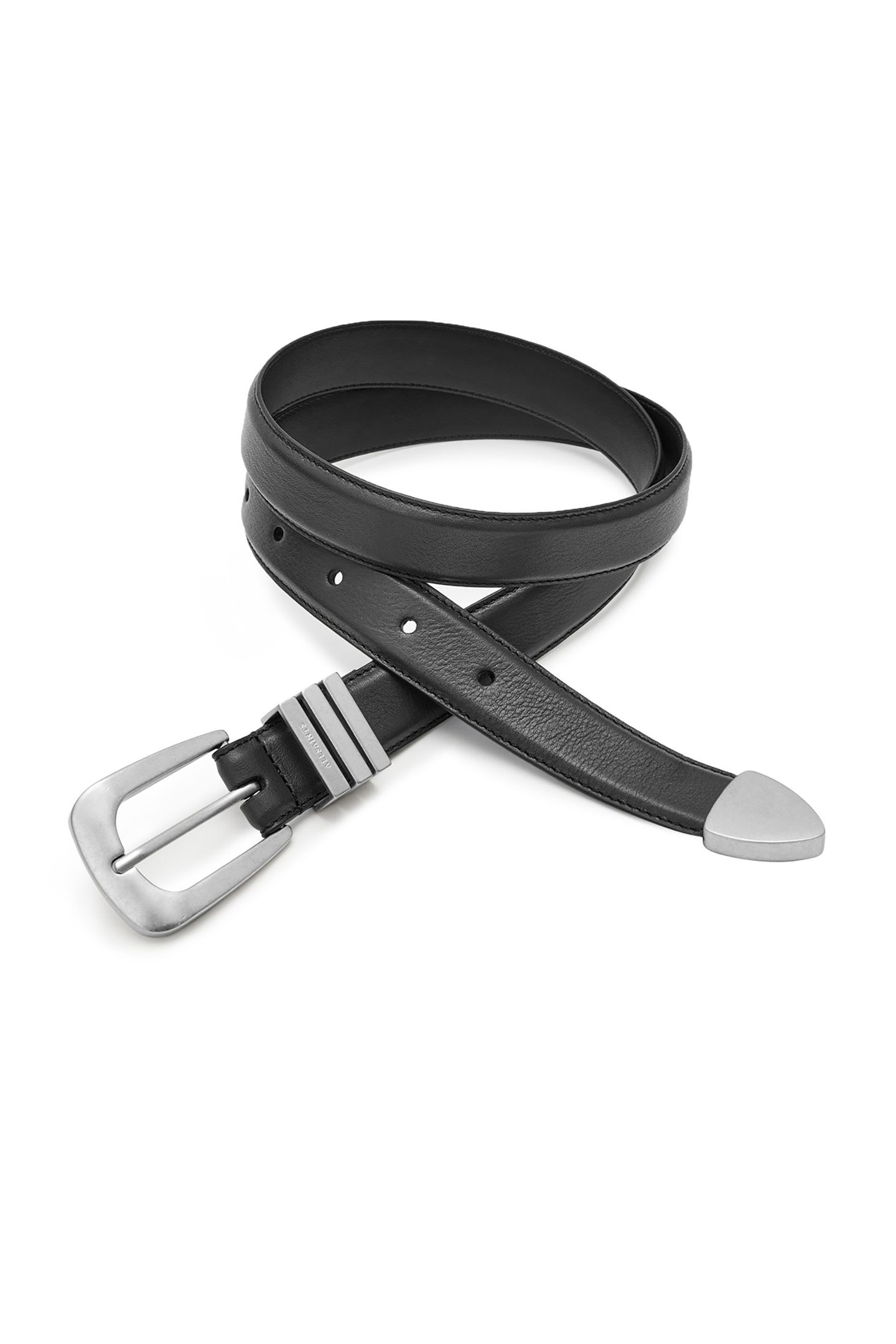 MELODIE SK BELT BLACK/ANTQ NICKEL 4