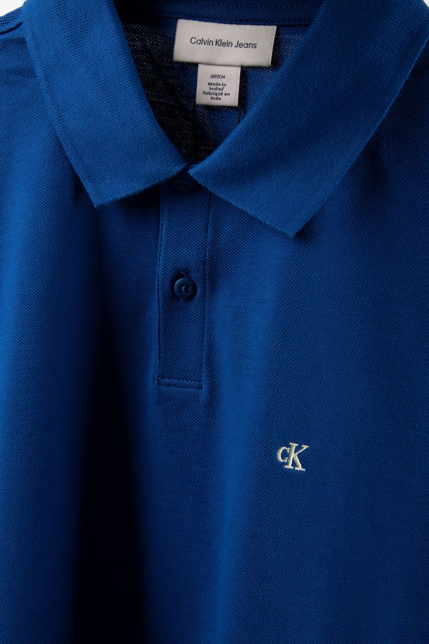 SS MONOGRAM PIQUE POLO CHASE BLUE 4