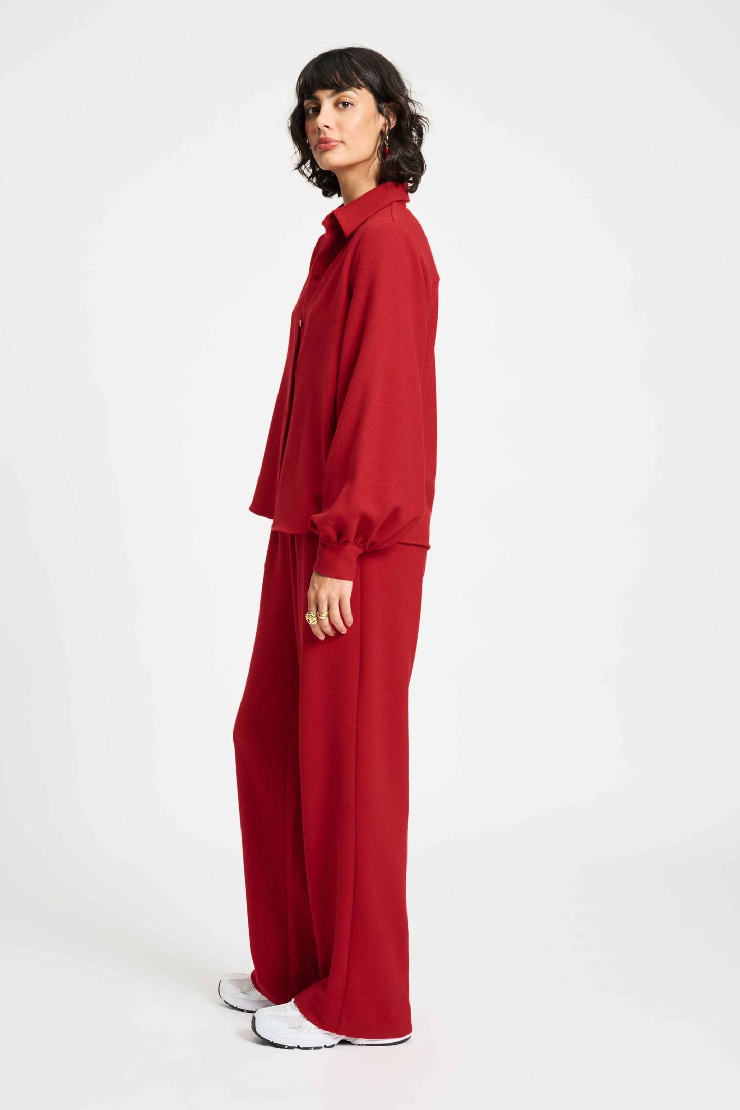 BLOUSE - CHILI RED 4
