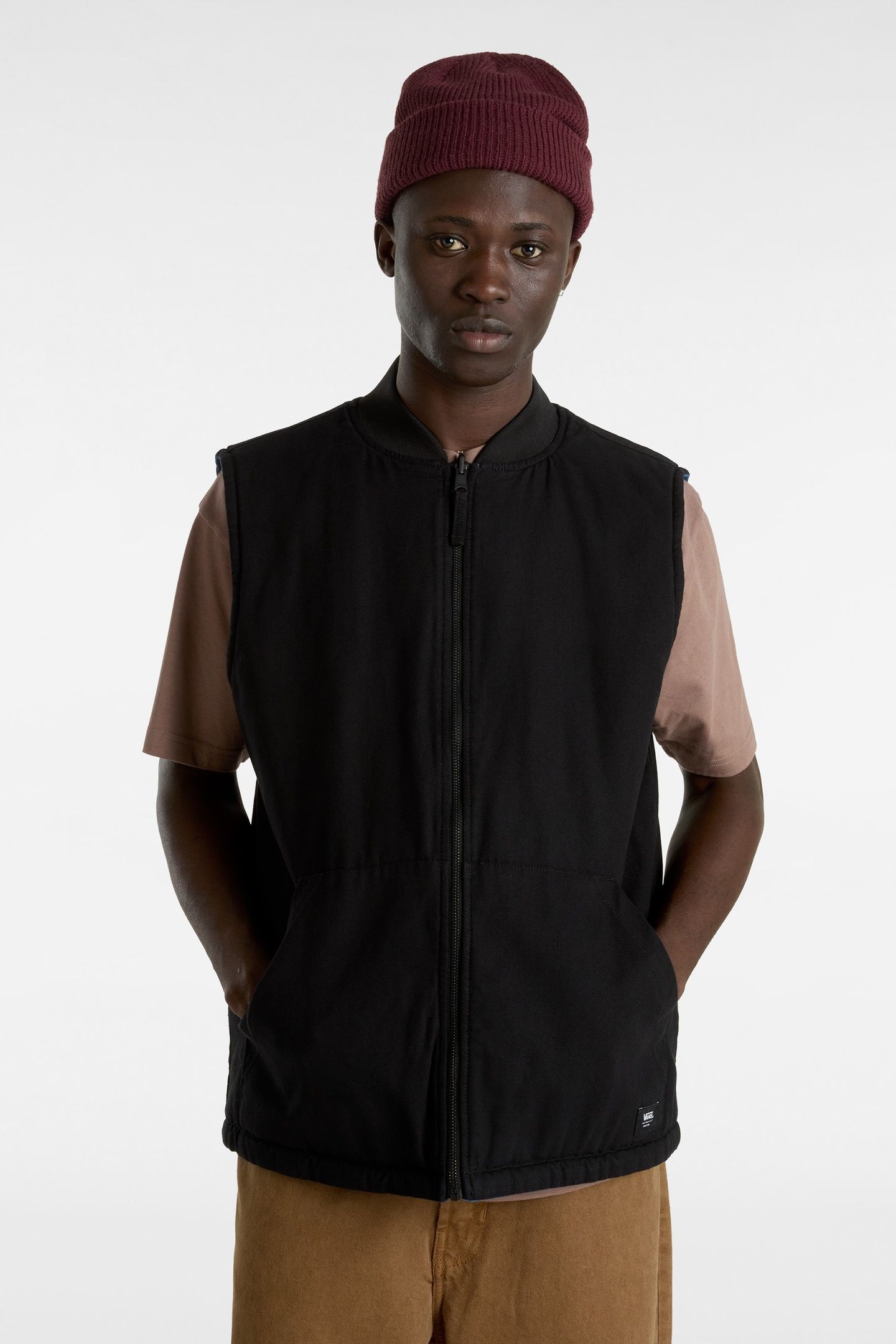 TALBOT REVERSIBLE VEST BLACK/TRUE BLUE 3