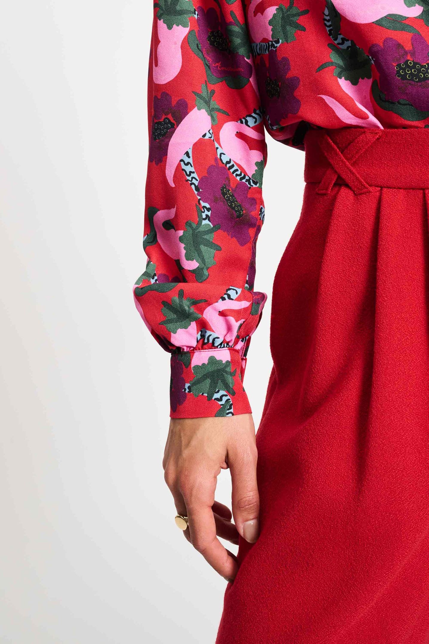 BLOUSE - VIOLET PICNIC DELIGHT RED 4