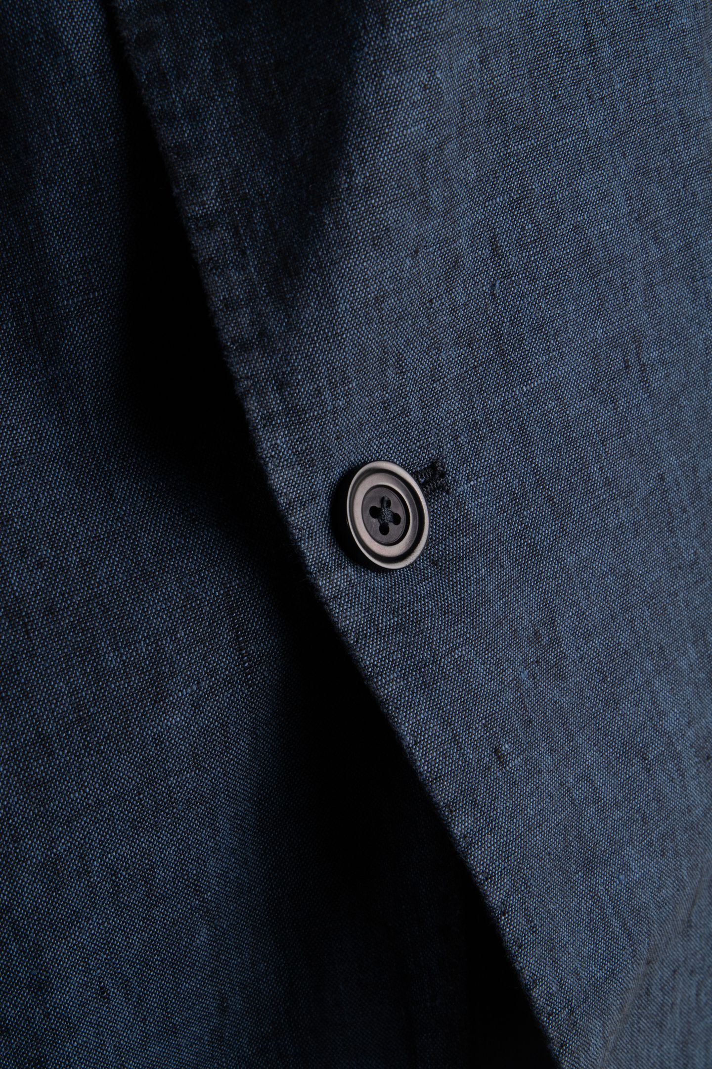JACKET REGULAR LINING LINEN BLUE 6
