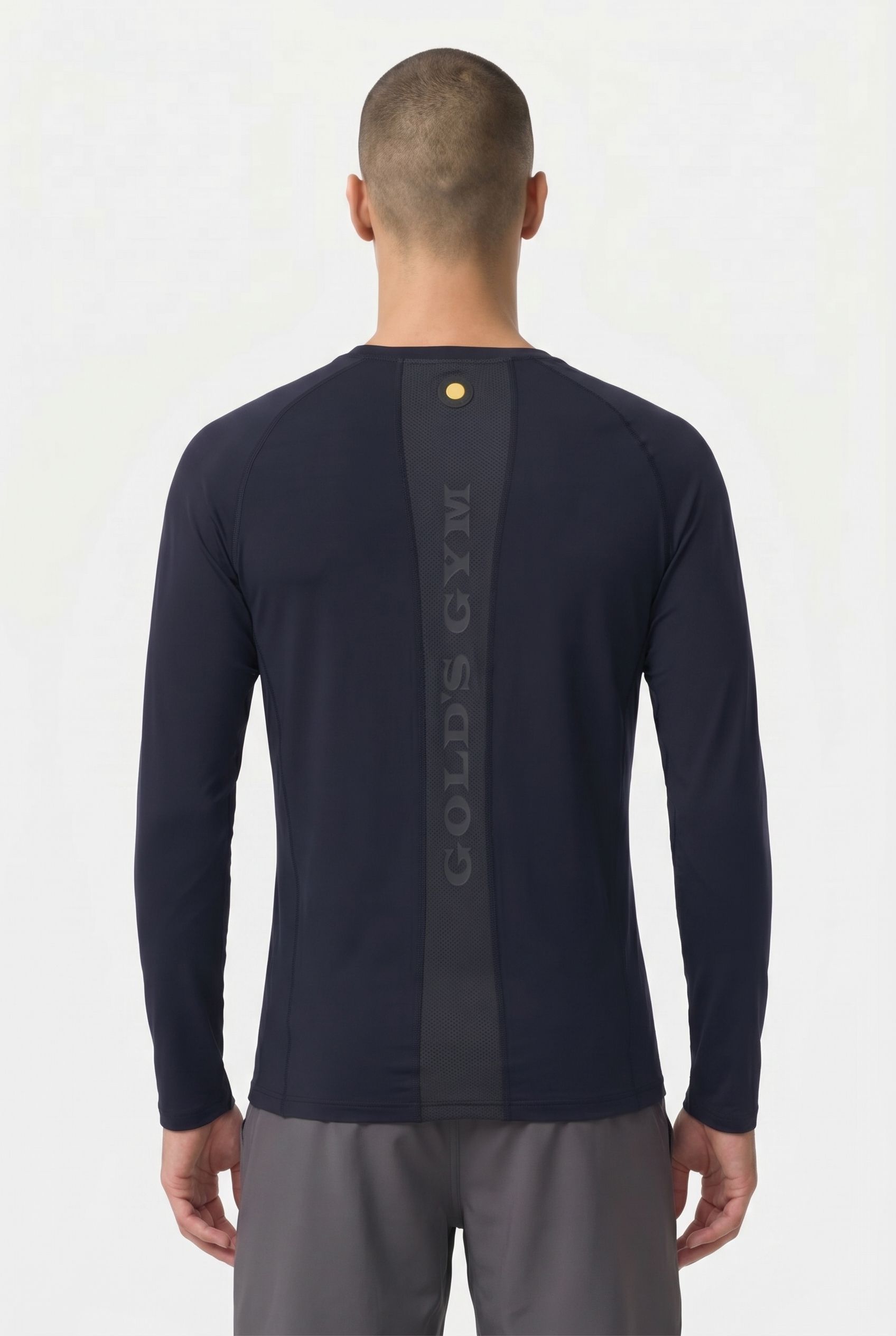 GREG - MEN'S FITTED COMPRESSION LONGSLEEVE BLACK 2