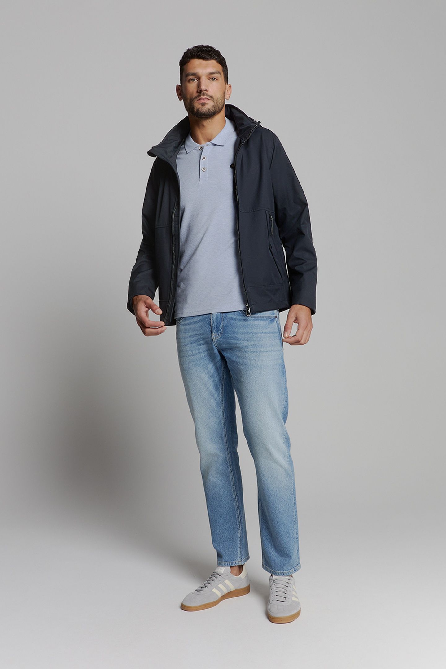 JACKET MID LONG HOOD DETACHABLE NIGHT 1