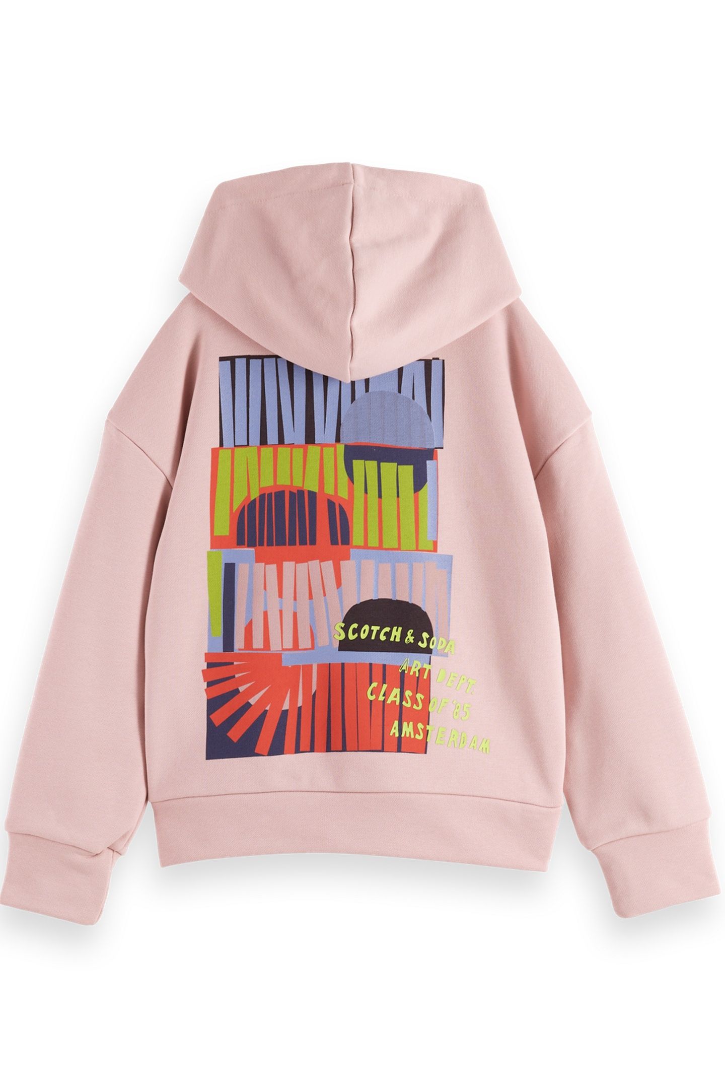 GIRL LOOSE-FIT ARTWORK HOODIE BURNISHED LILAC 2
